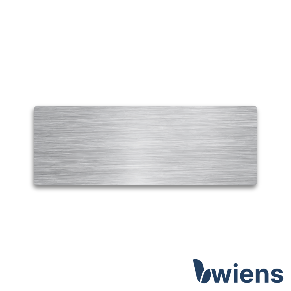 Schild Edelstahl 70x25x2 mm