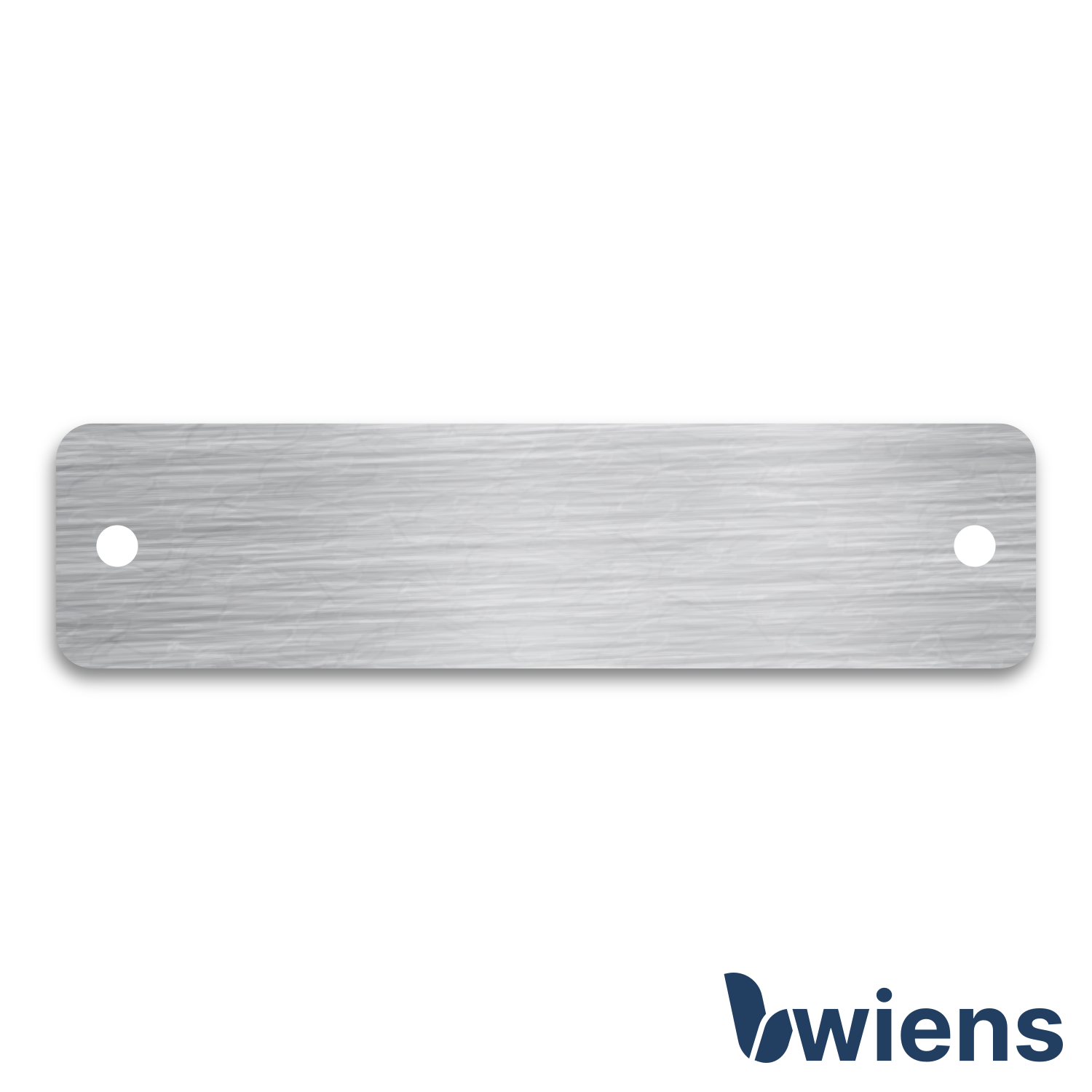 Schild Edelstahl 80x20x1,5 mm