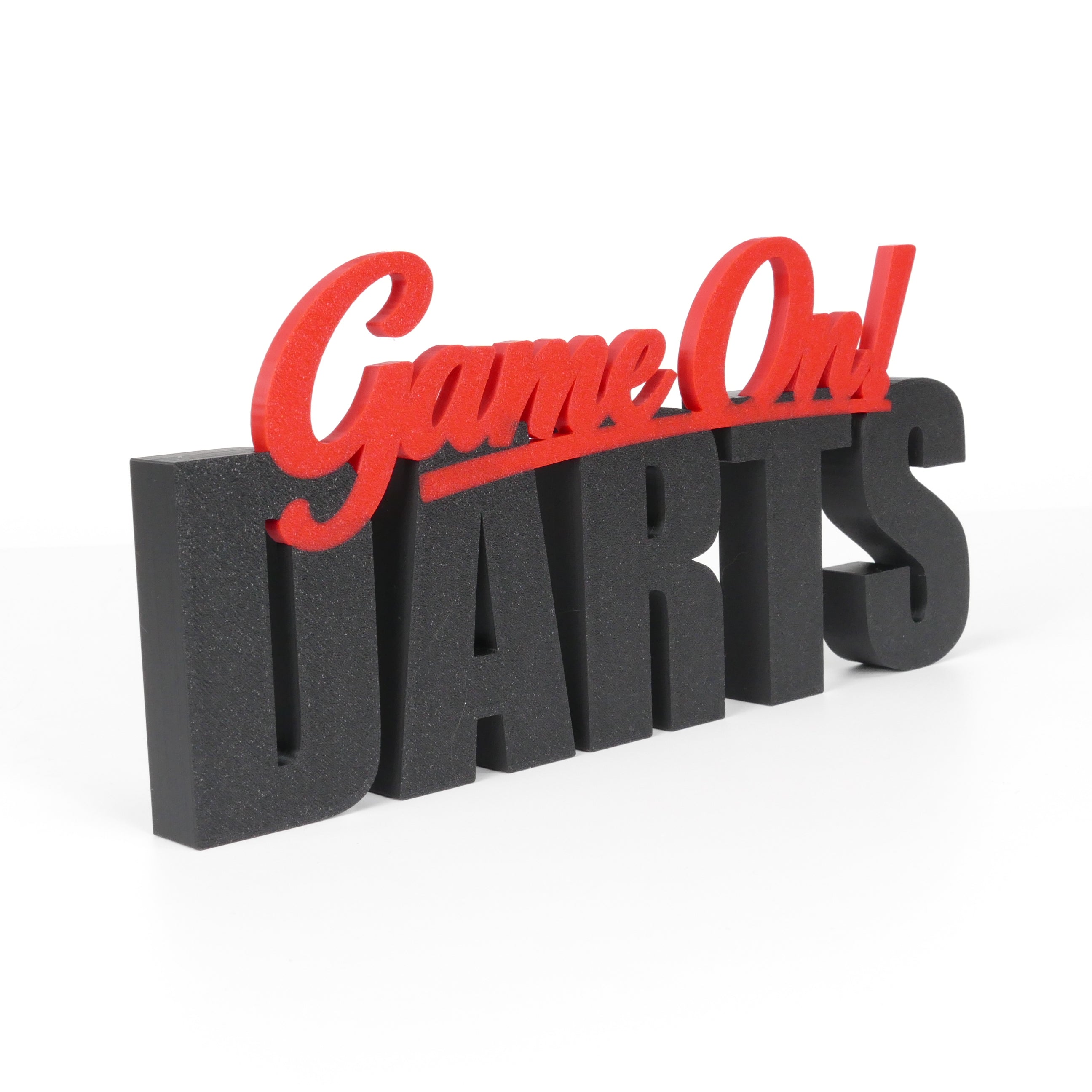 DARTS Game On Aufsteller – Deko für Dartspieler