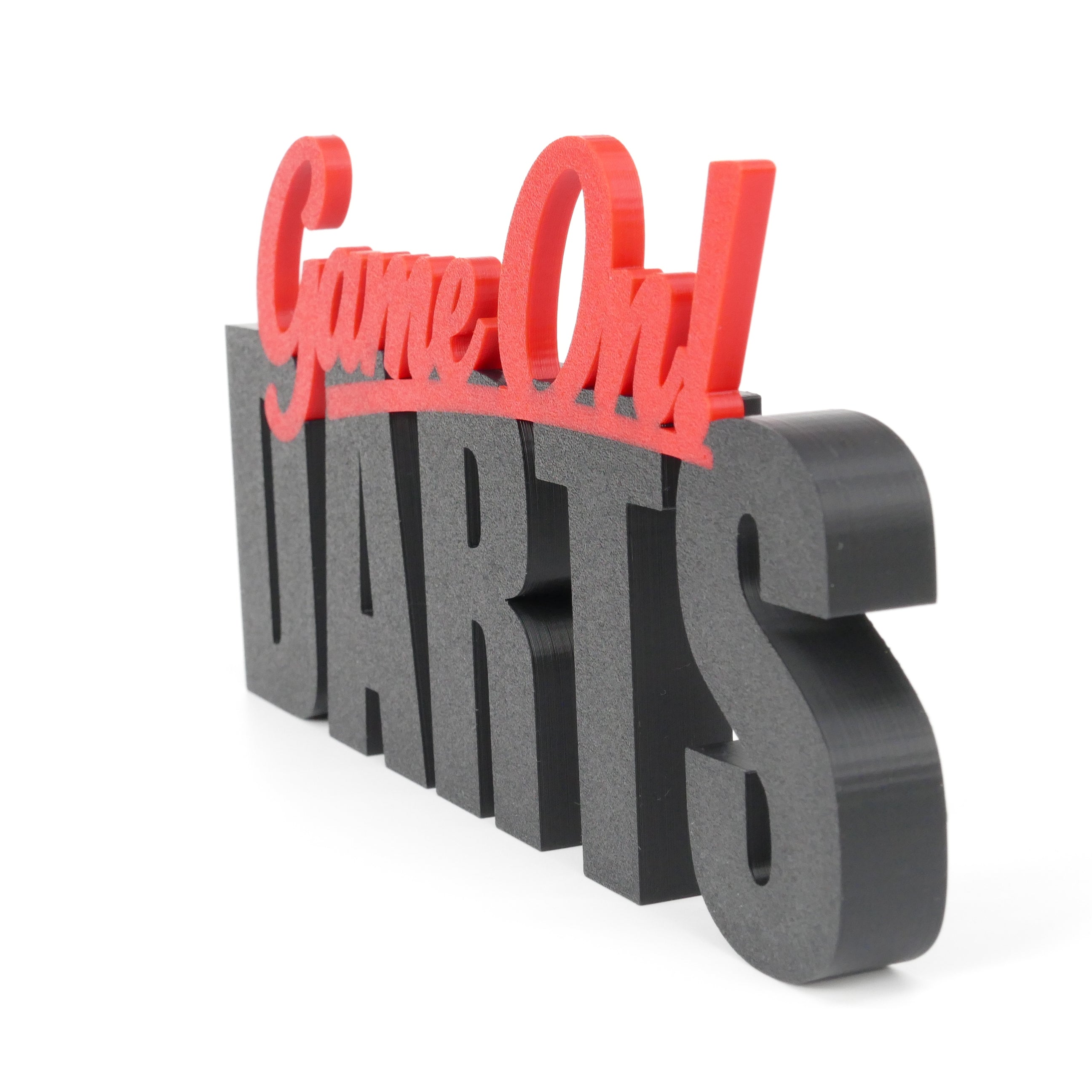 DARTS Game On Aufsteller – Deko für Dartspieler