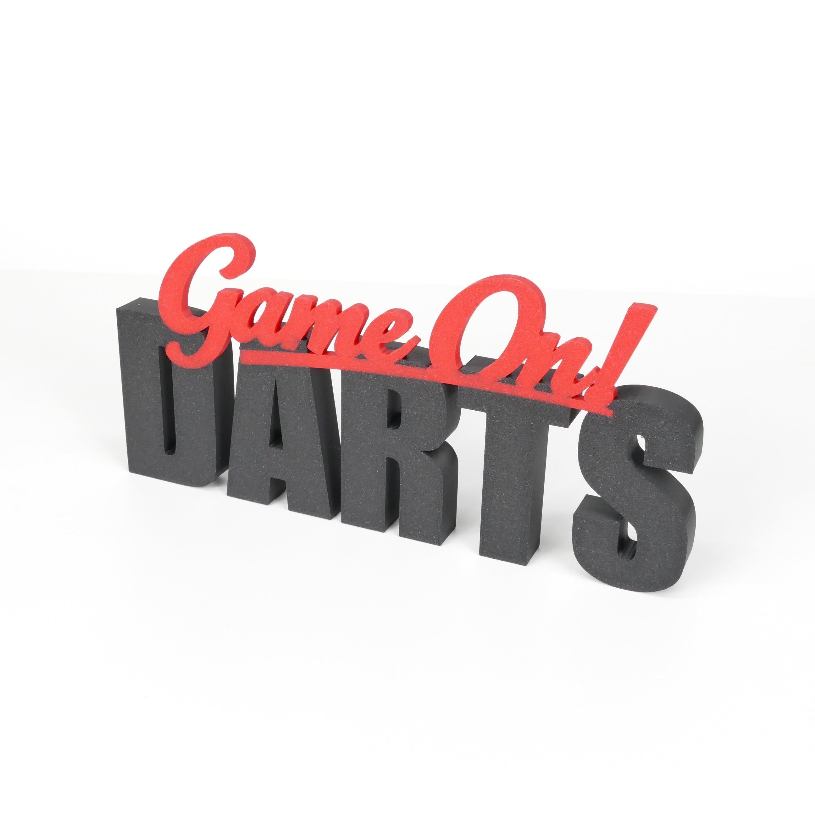 DARTS Game On Aufsteller – Deko für Dartspieler