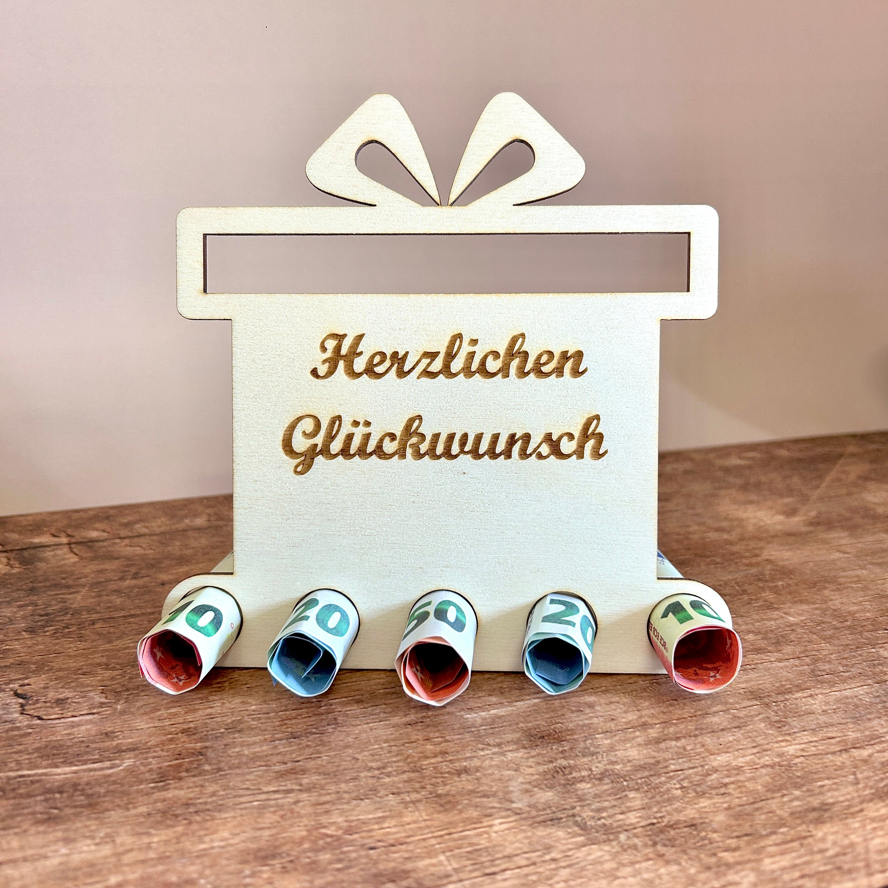 Geldgeschenk Holz | Geschenkbox
