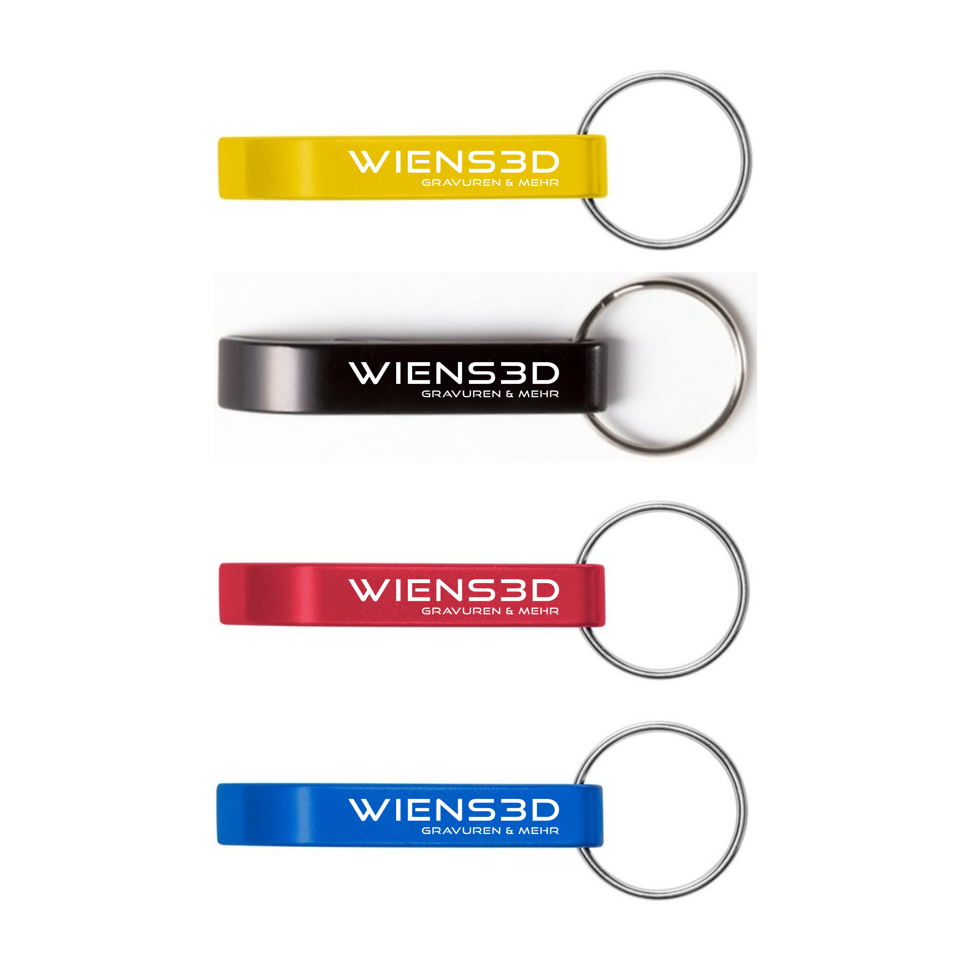 Flaschenöffner Aluminium - Wiens3d