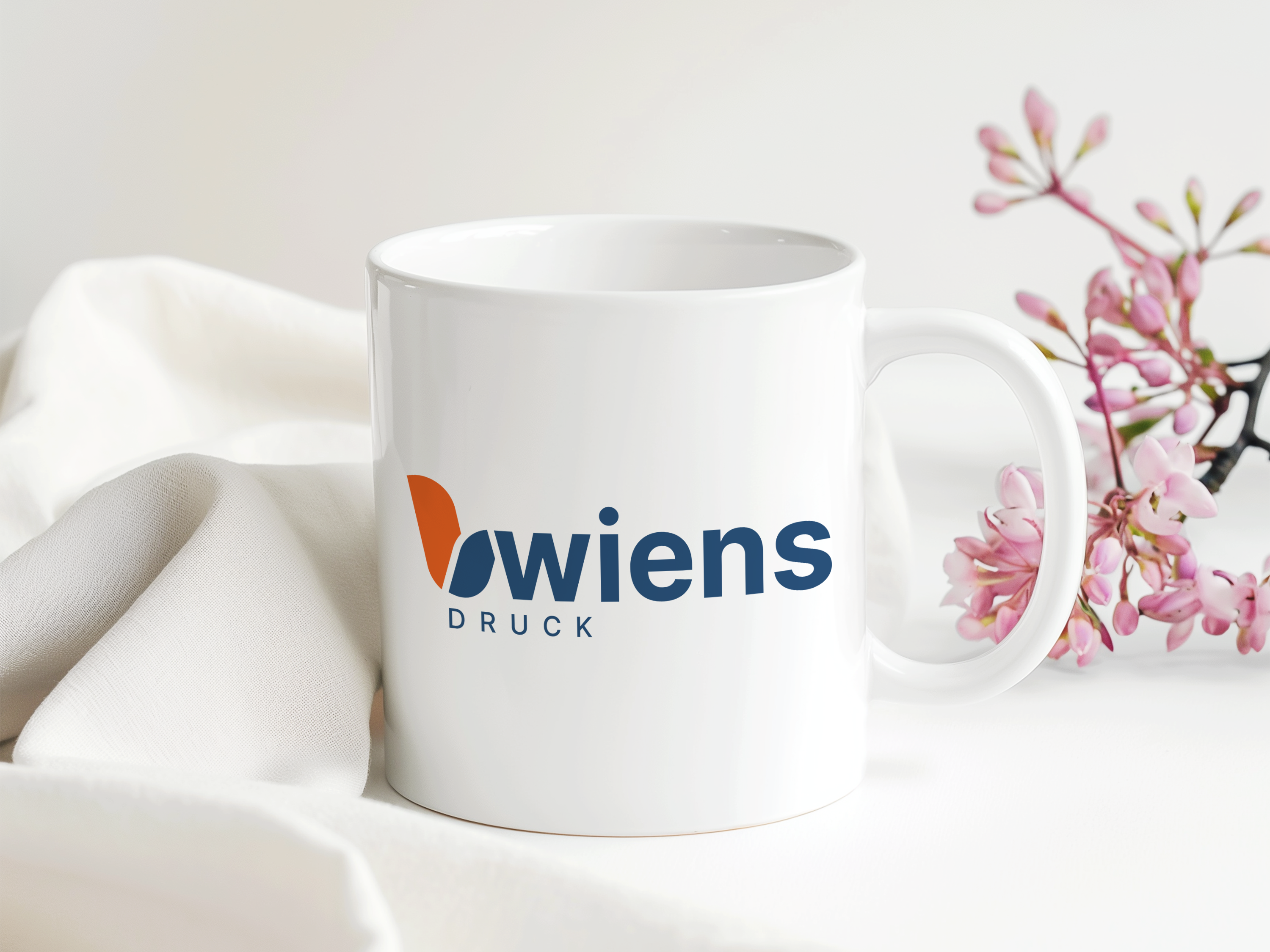 Tasse mit Werbedruck - Wiens3d