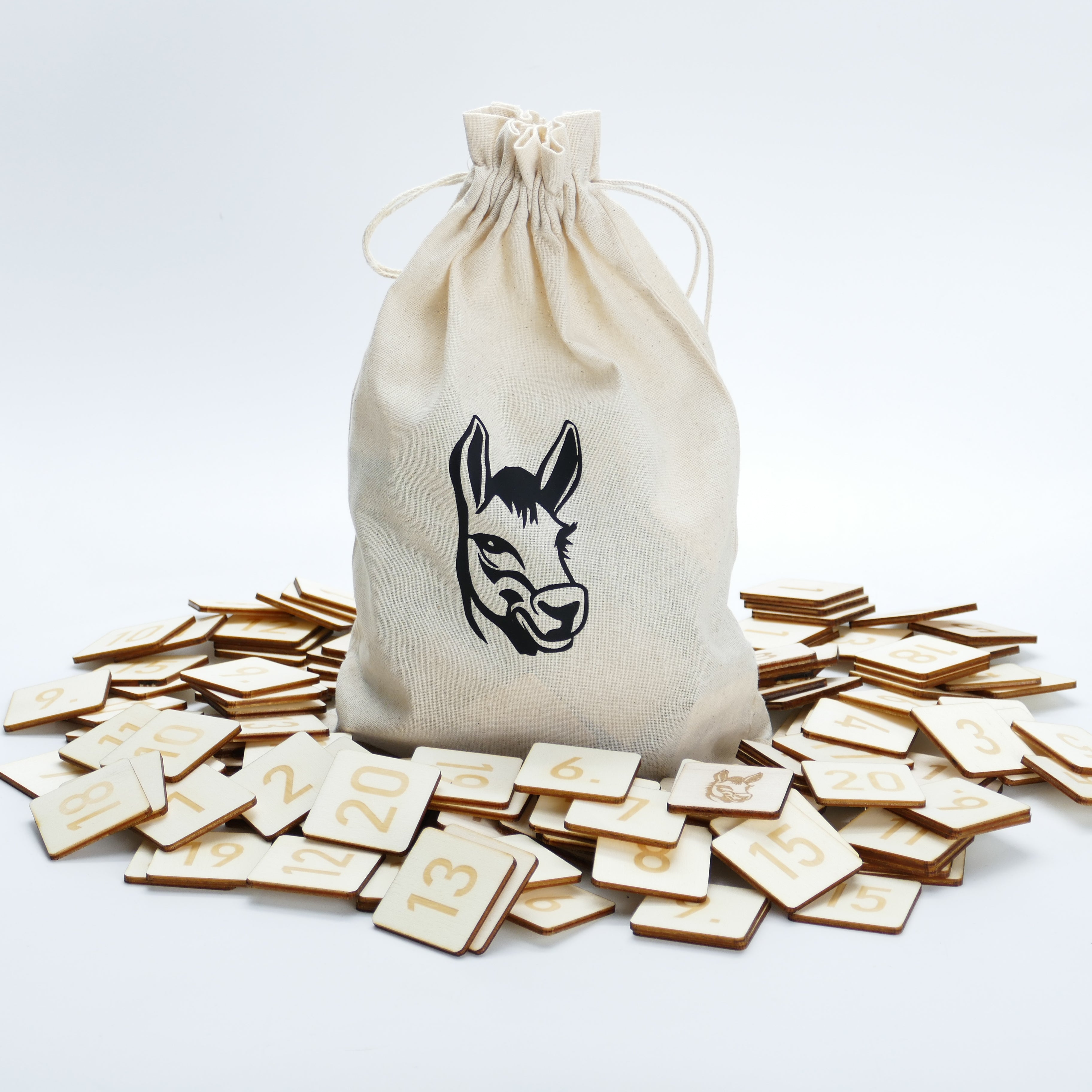 Eselspiel 121 Steine + 2 Ersatzsteine - Wiens3d