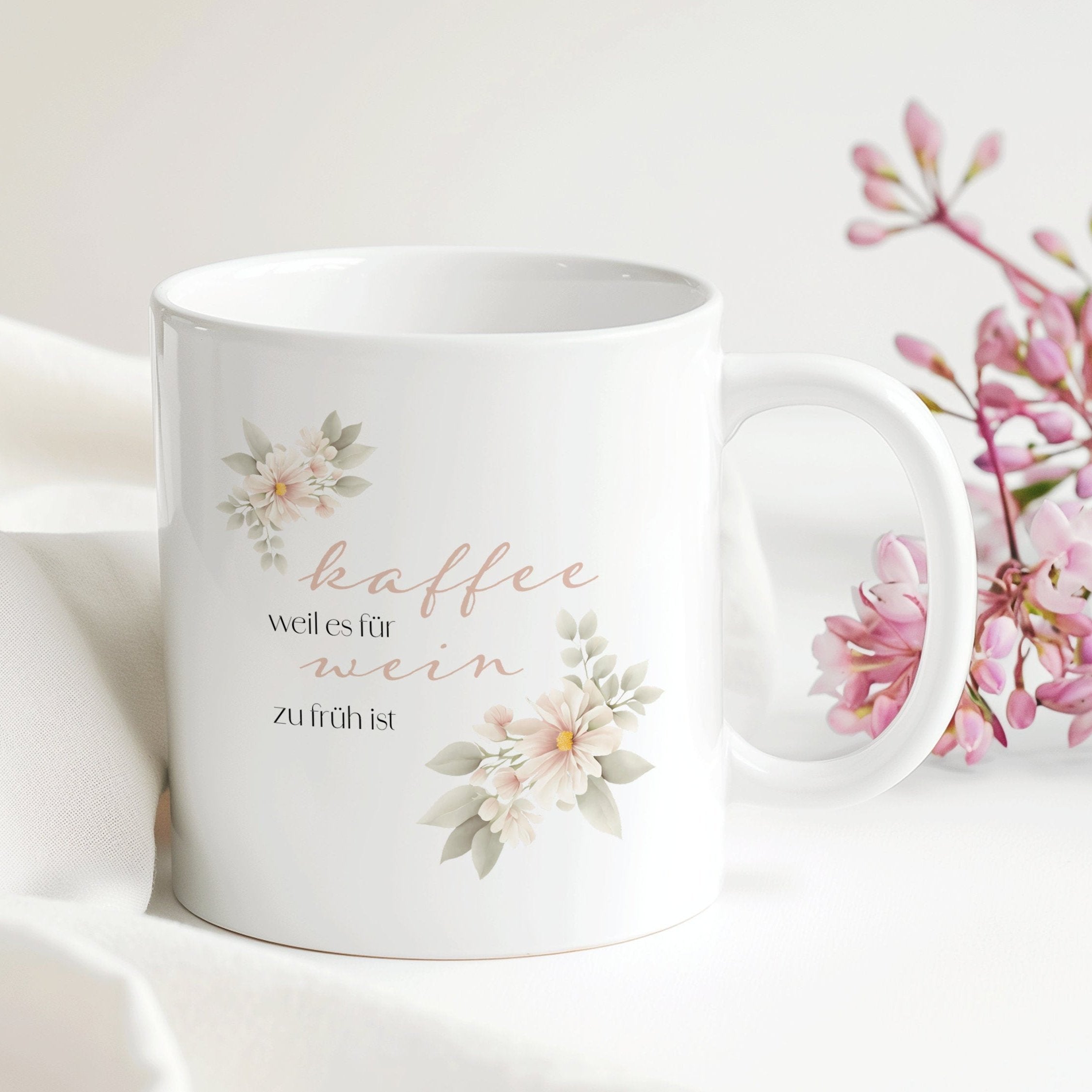 Kaffee Spruch Tasse | Geschenk Weihnachten Geburtstag 330 ml - 0020