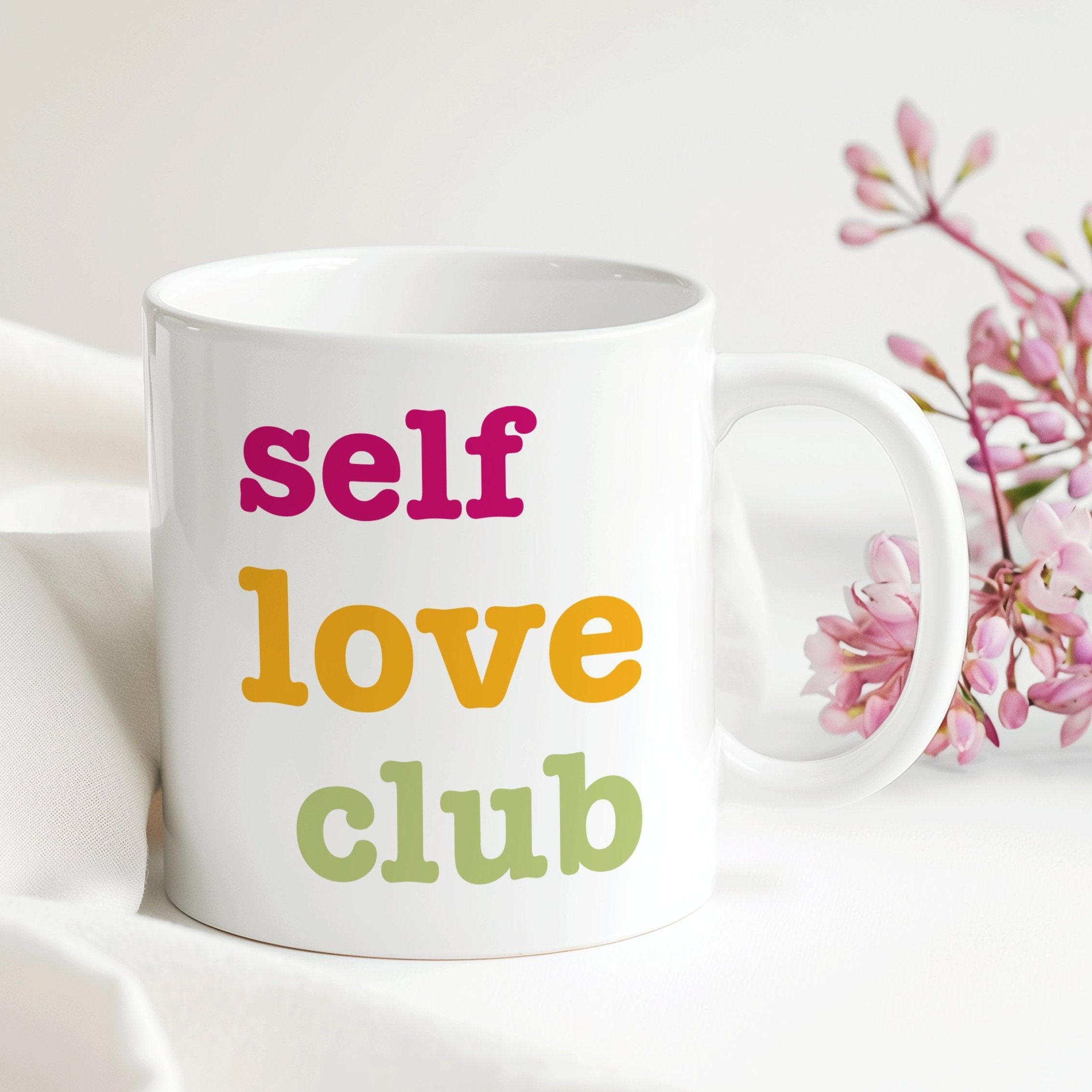 Tasse Selflove Spruch | Kaffeetasse | Weihnachten Muttertag Geburtstag Geschenk Arbeit | 330 ml - 0197
