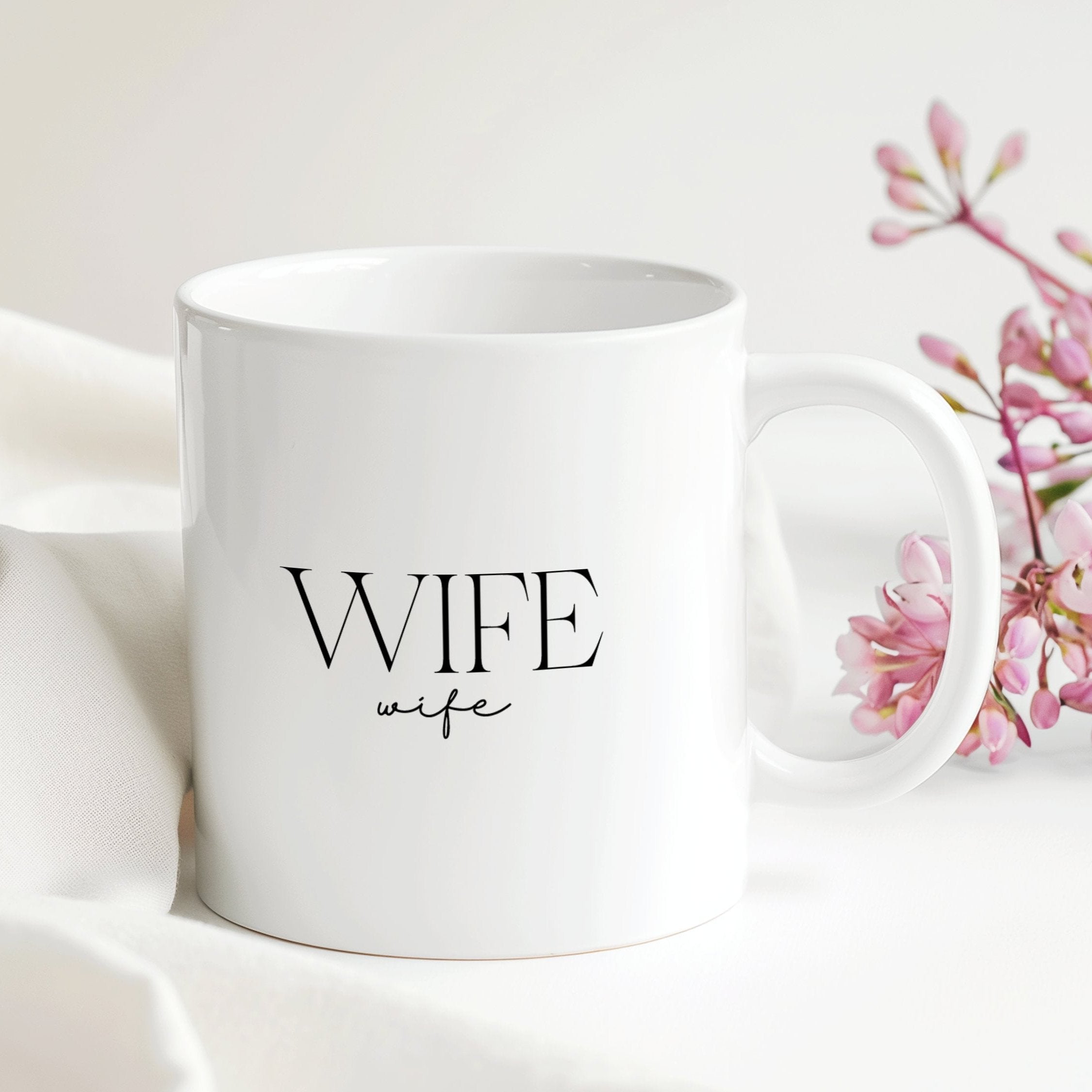 Spruch Tasse Brautpaar | Kaffeetasse | Weihnachten Hochzeit Geburtstag Geschenk | 330 ml - 0184