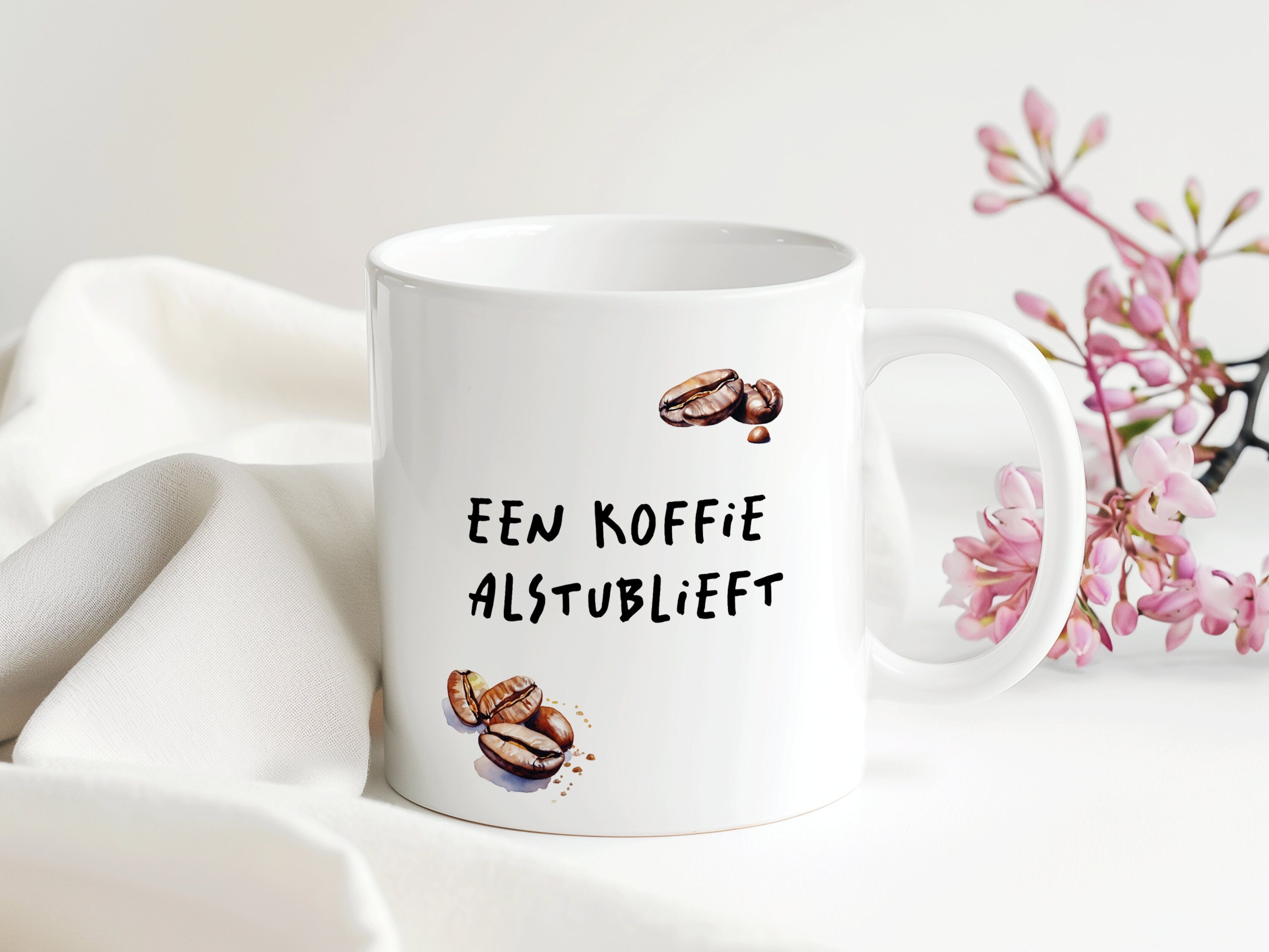 Einen Kaffee, Bitte | Kaffee und Kuchen | Geschenk Geburtstag Weihnachten Valentinstag Arbeitskollegen | 330 ml - 0251, 0252, 0253, 0254