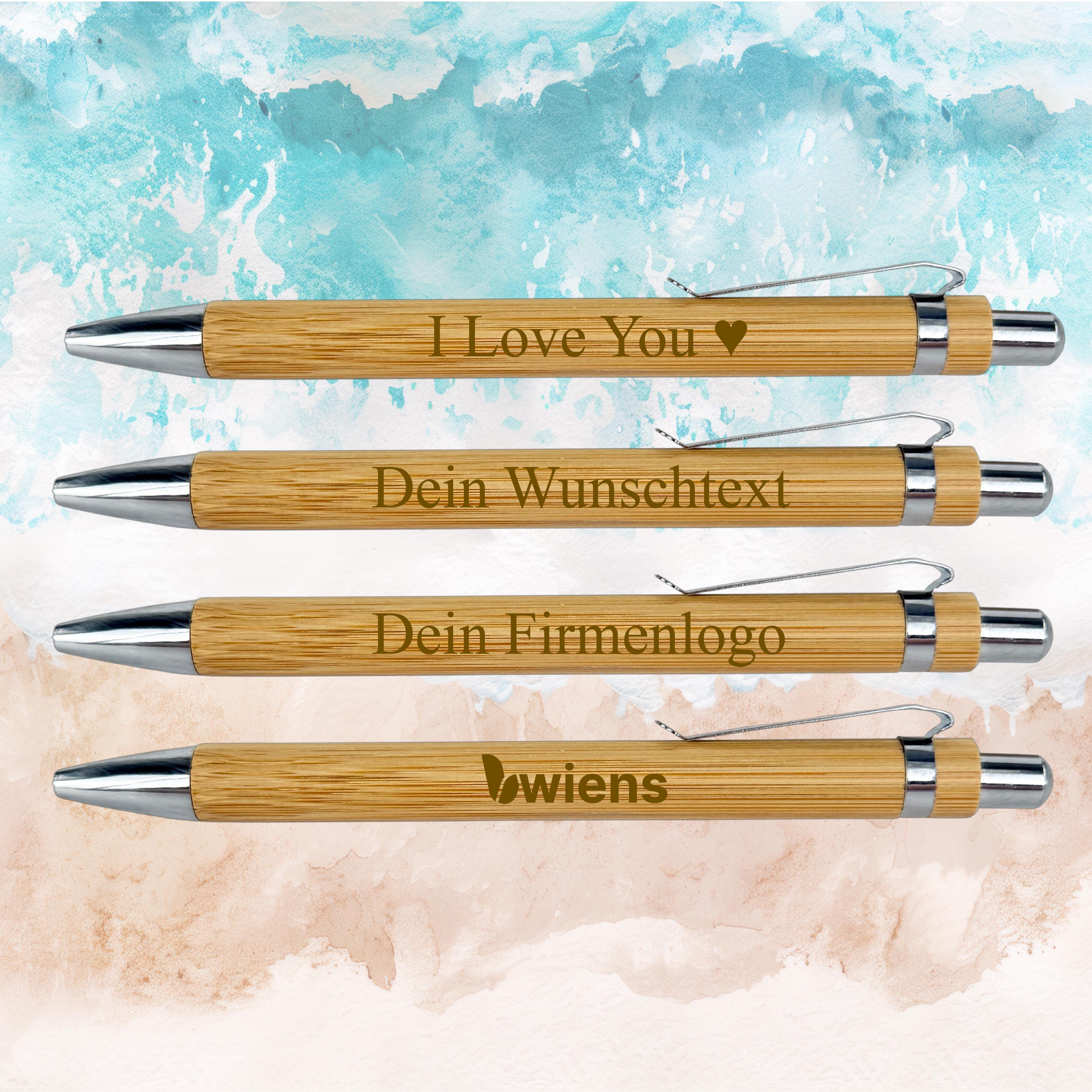 Personalisierter Kugelschreiber mit Gravur Geschenk für Opa Oma Papa Mama Vater Mutter Patenonkel Patentante Onkel Tante Werbeartikel Logo