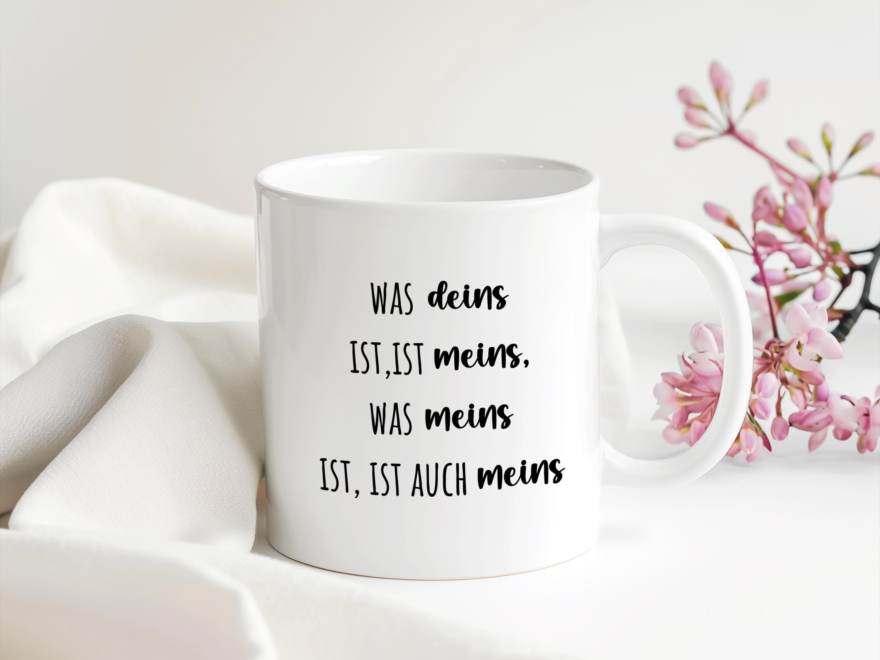 Freche Spruch Tasse | Geschenk Valentinstag Geburtstag Beziehung Freunde | 330 ml -0347