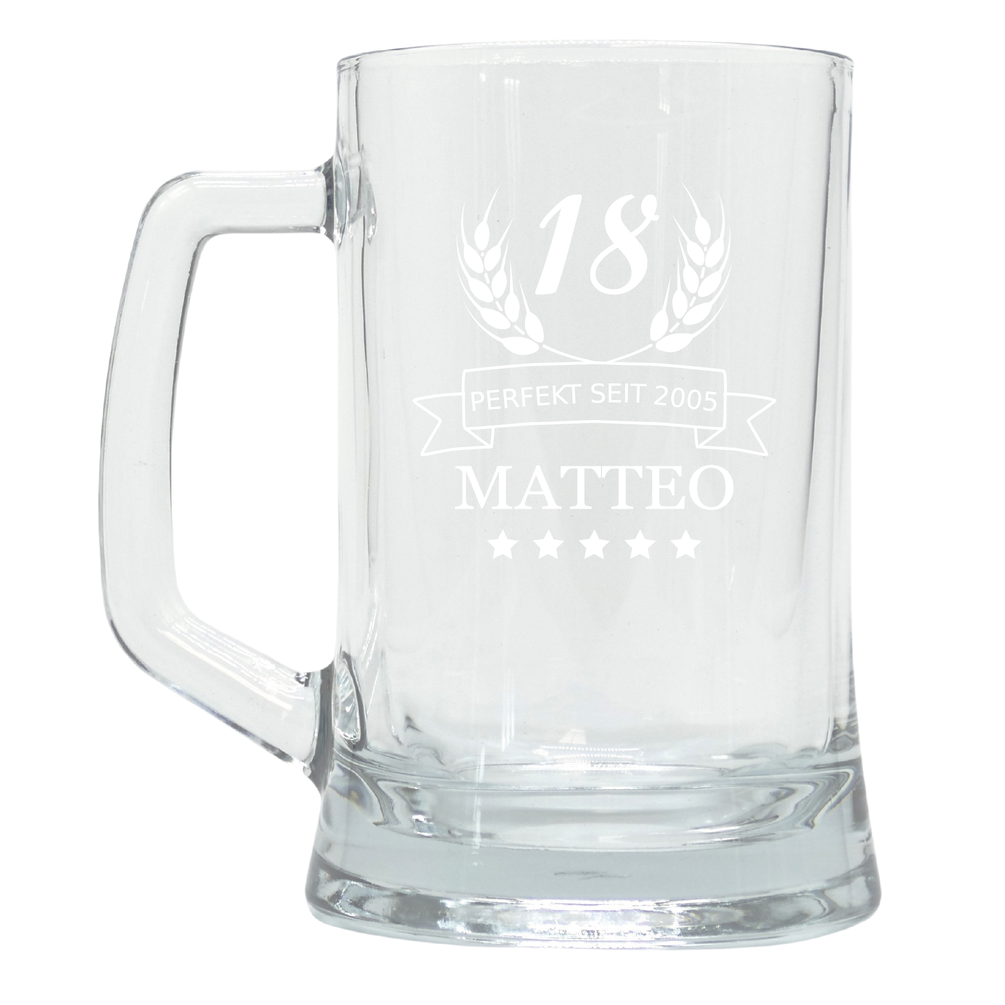 Bierkrug für Geburtstag / Jubiläum 500ml | Bierseidel - Wiens3d