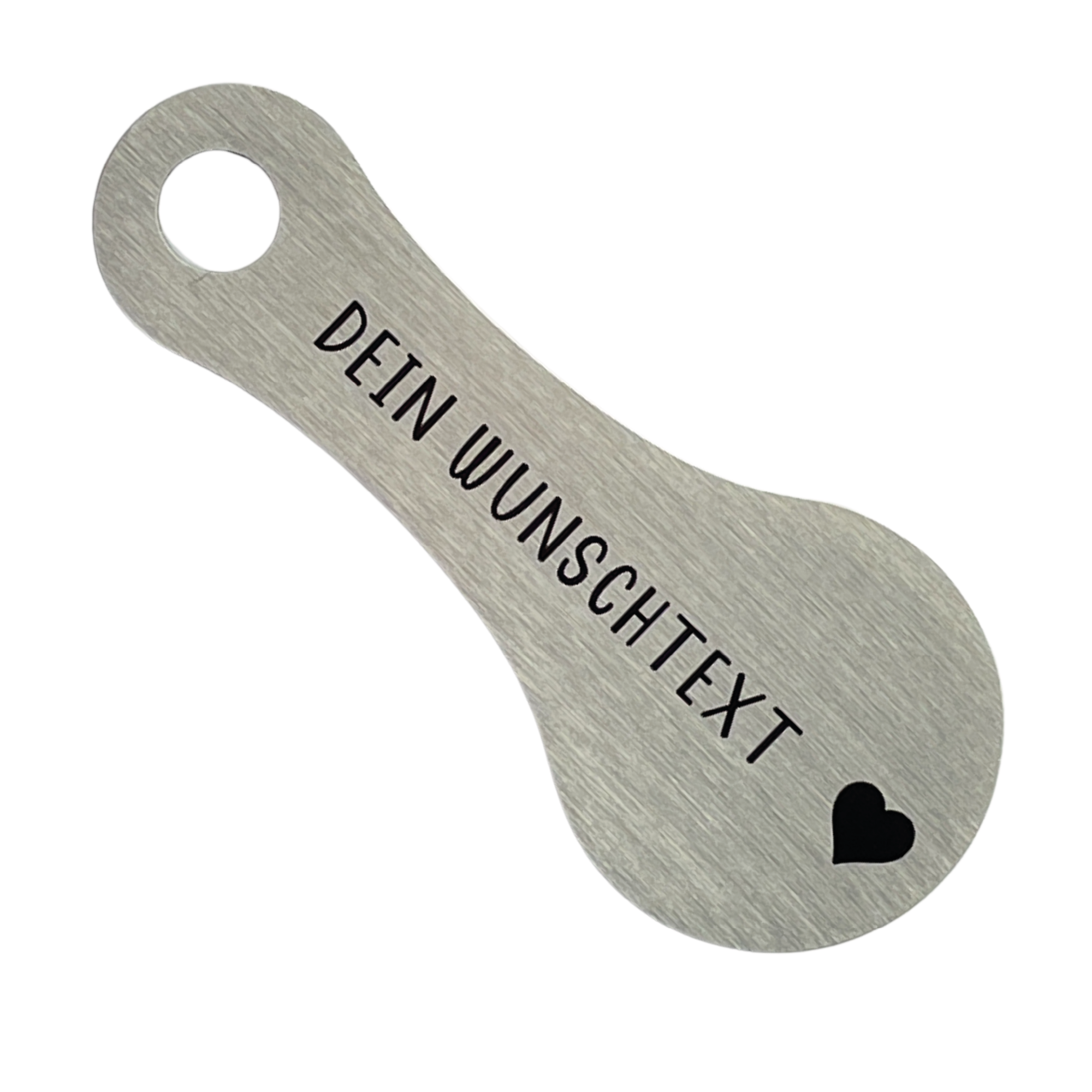 Einkaufswagenlöser mit Gravur - Personalisierbarer Einkaufschip aus Edelstahl - Wiens3d