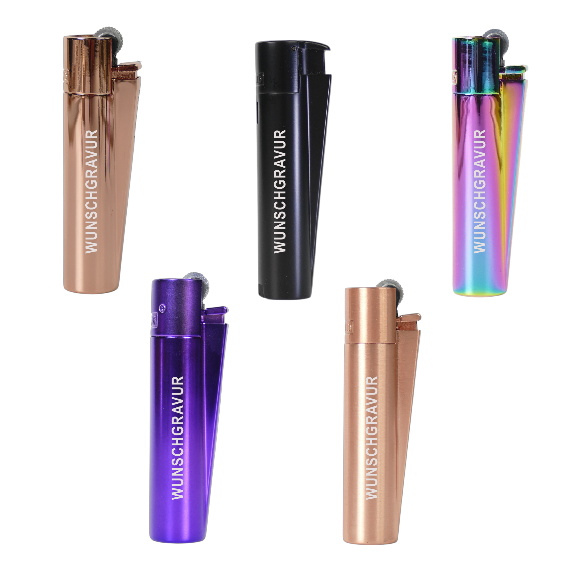 Clipper Personalisiert Rose Gold - Wiens3d