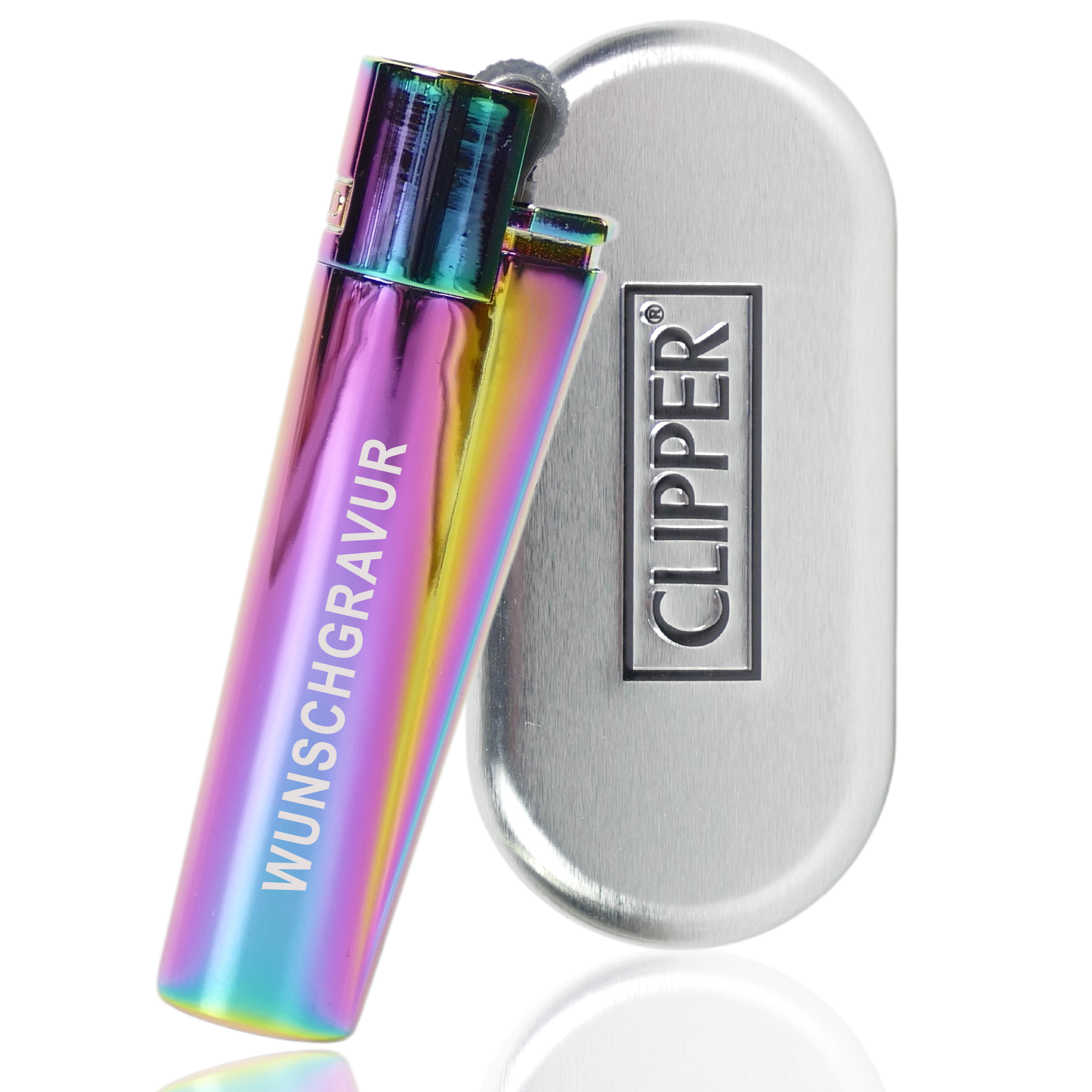 Clipper Personalisiert Rainbow
