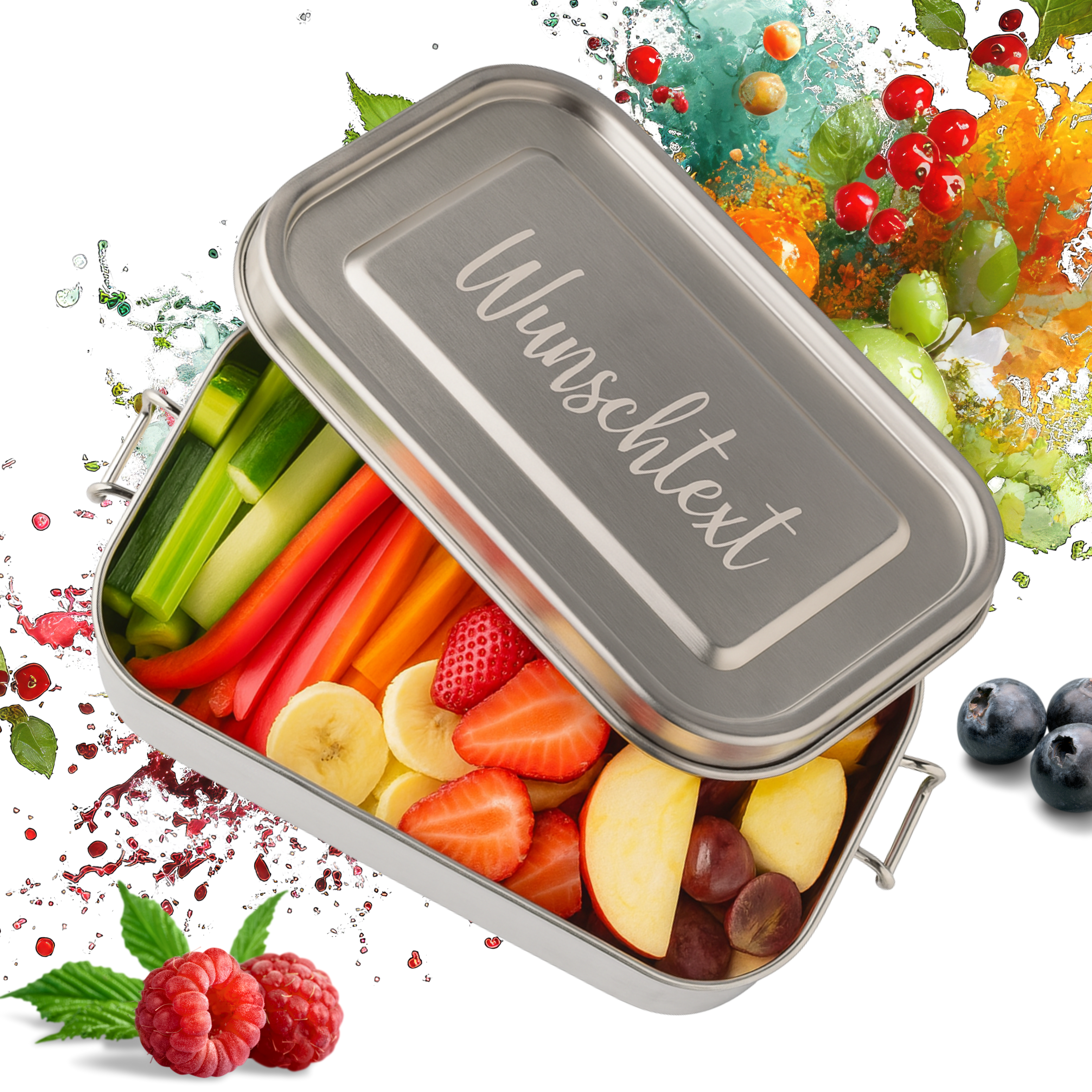 Edelstahl-Lunchbox mit Gravur – 750 ml | Personalisiert