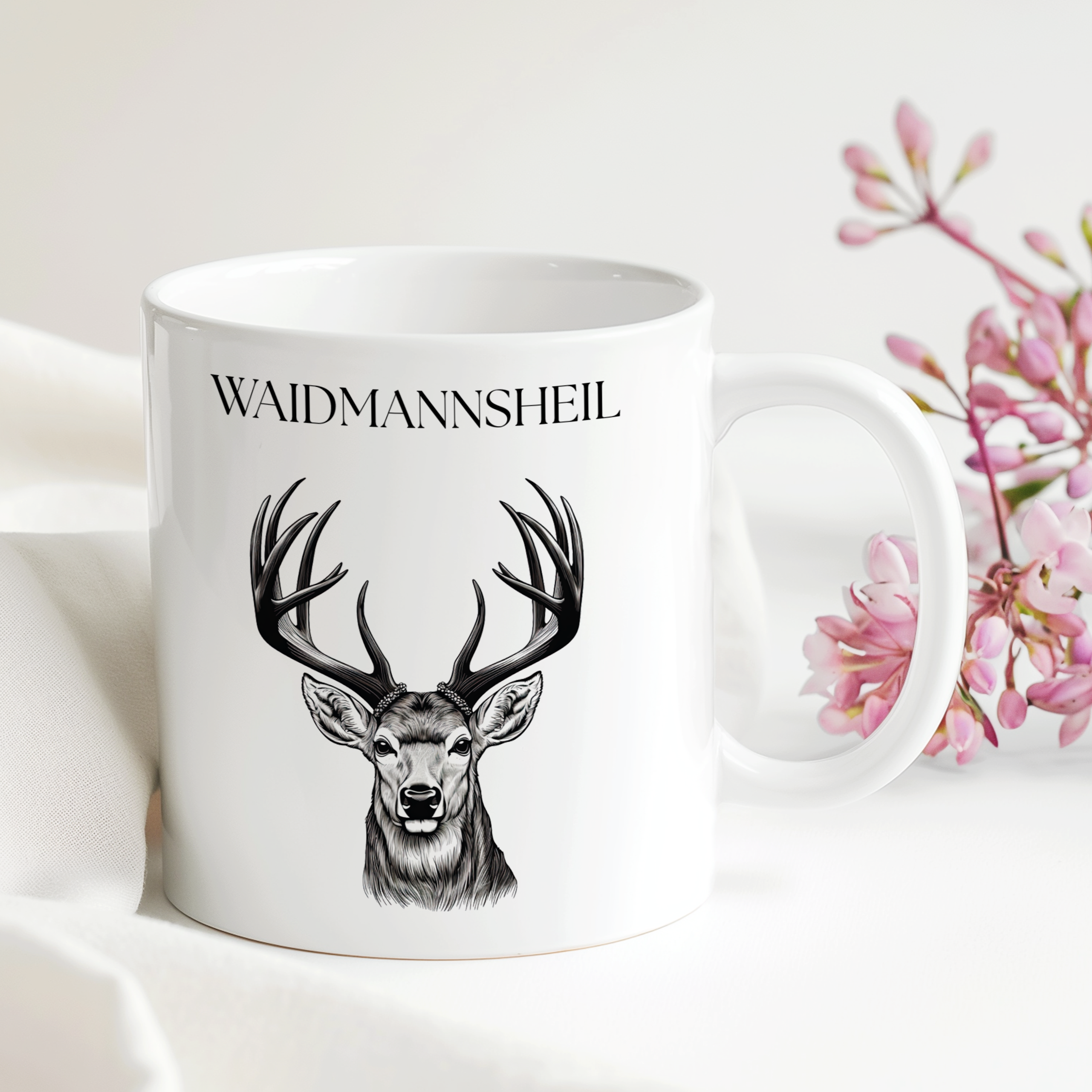 Waidmannsheil Tasse mit Hirsch | 0164