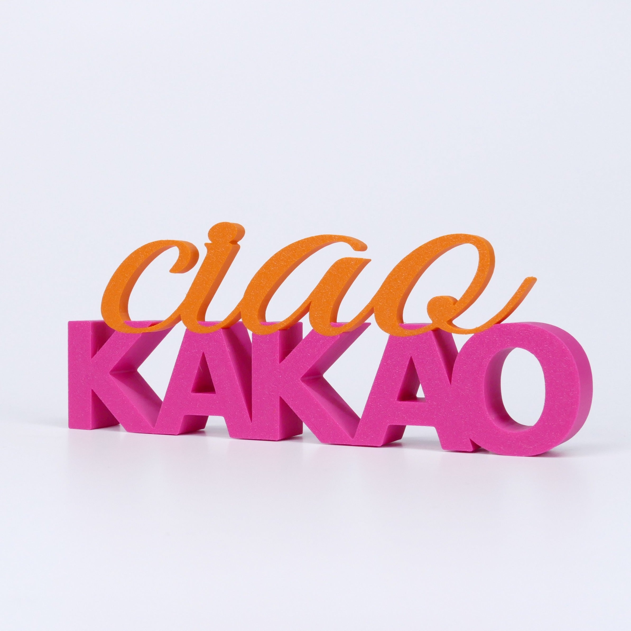 ciao KAKAO Schriftzug Deko 3D Aufsteller