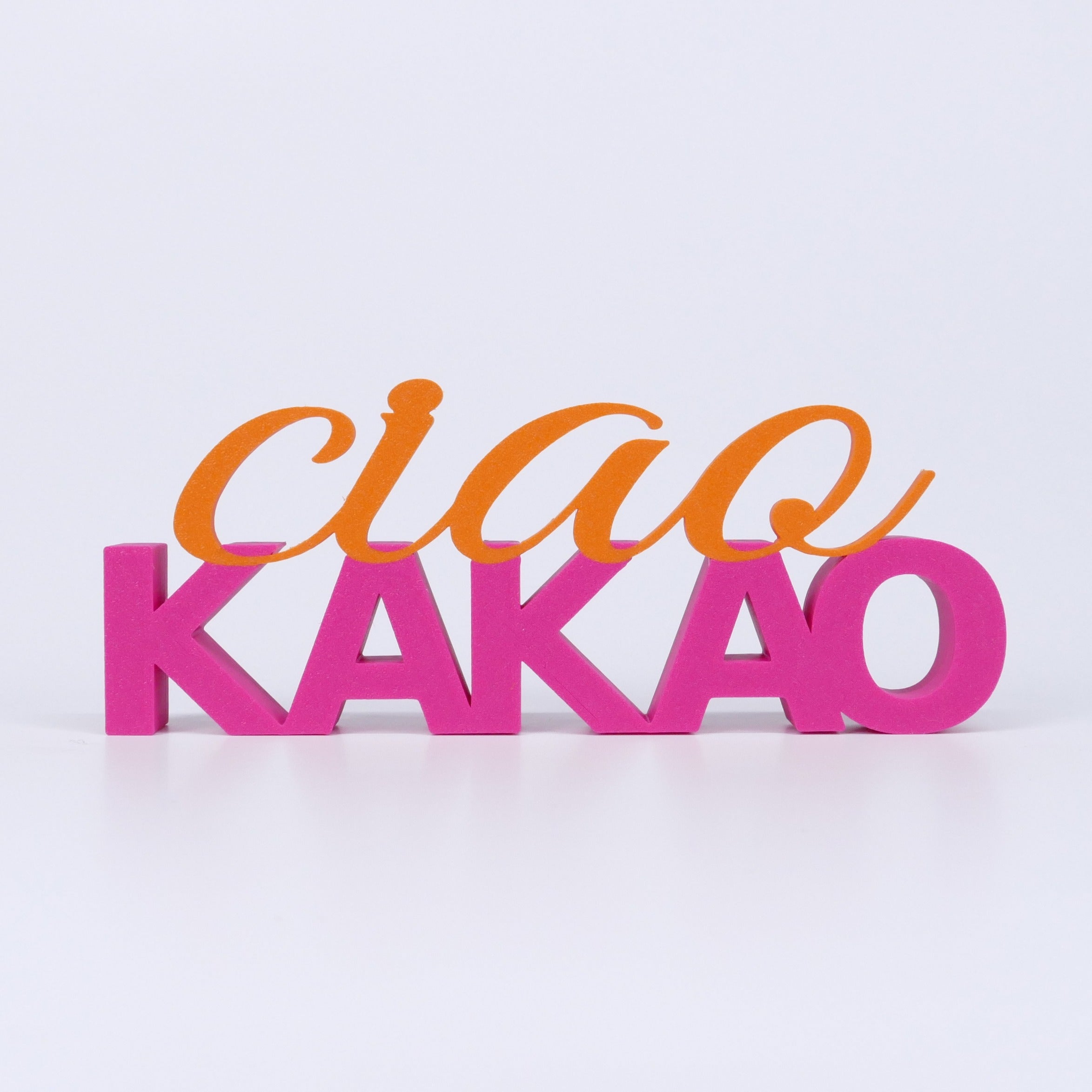 ciao KAKAO Schriftzug Deko 3D Aufsteller