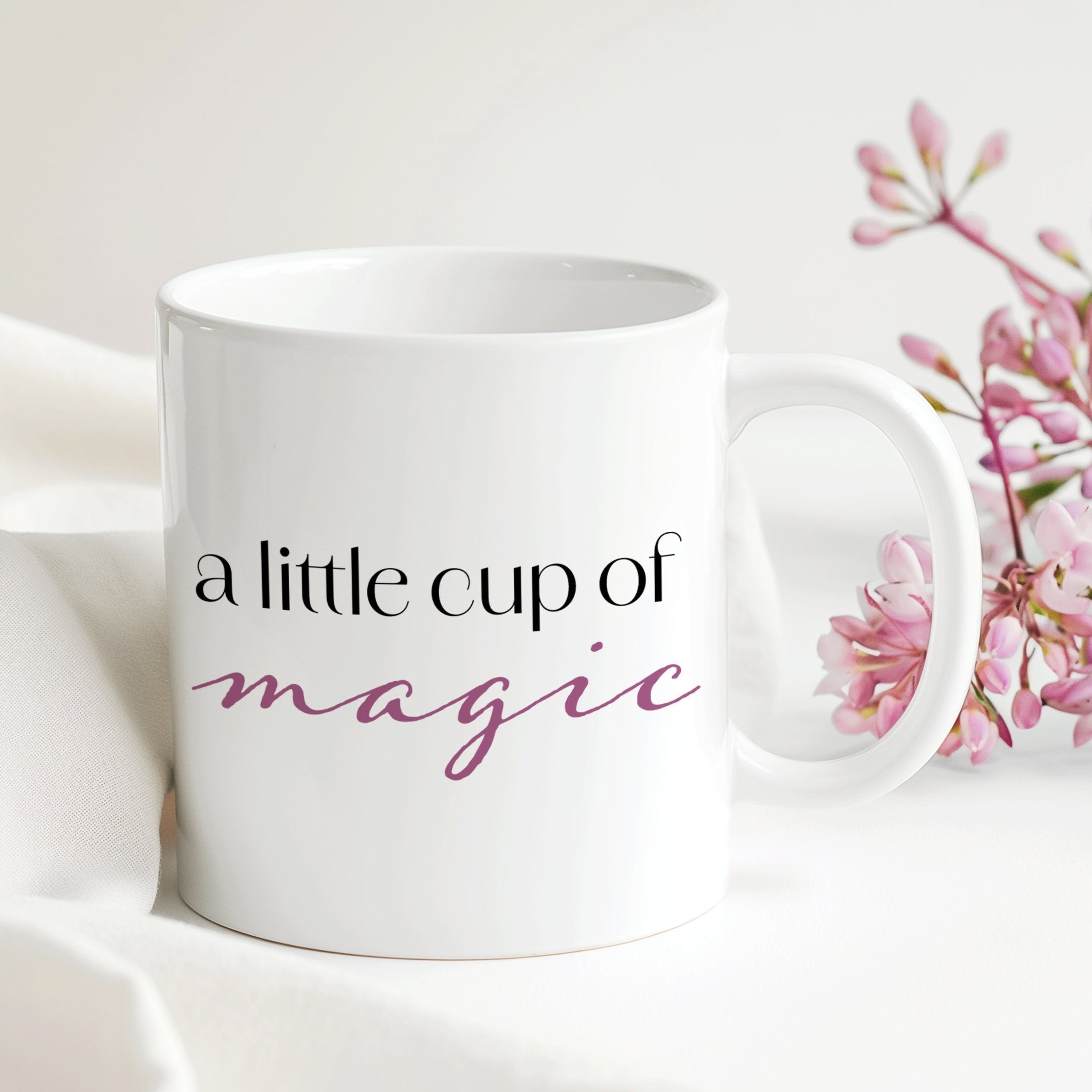 A little cup of magic | Tasse für den Morgen | Weihnachten Geburtstag Geschenk | 330 ml - 0150