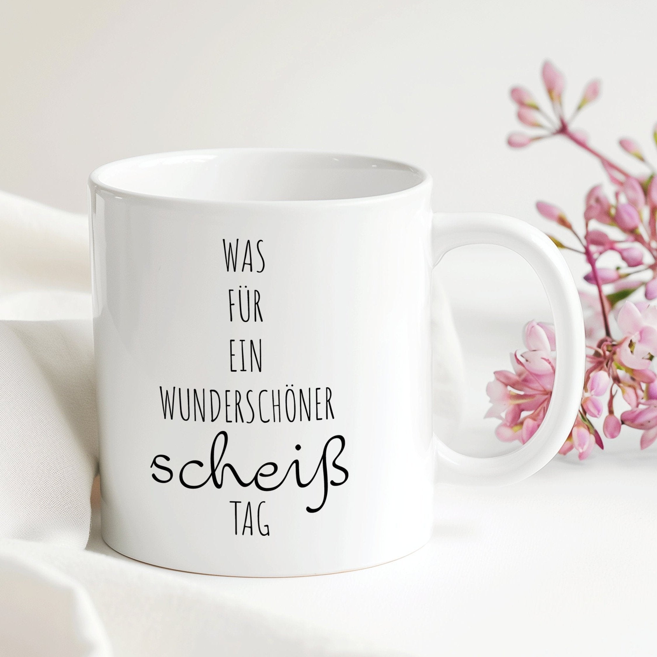 Spruch Tasse Arbeit | Kaffeetasse | Weihnachten Vatertag Geburtstag Geschenk Arbeit | 330 ml - 0159