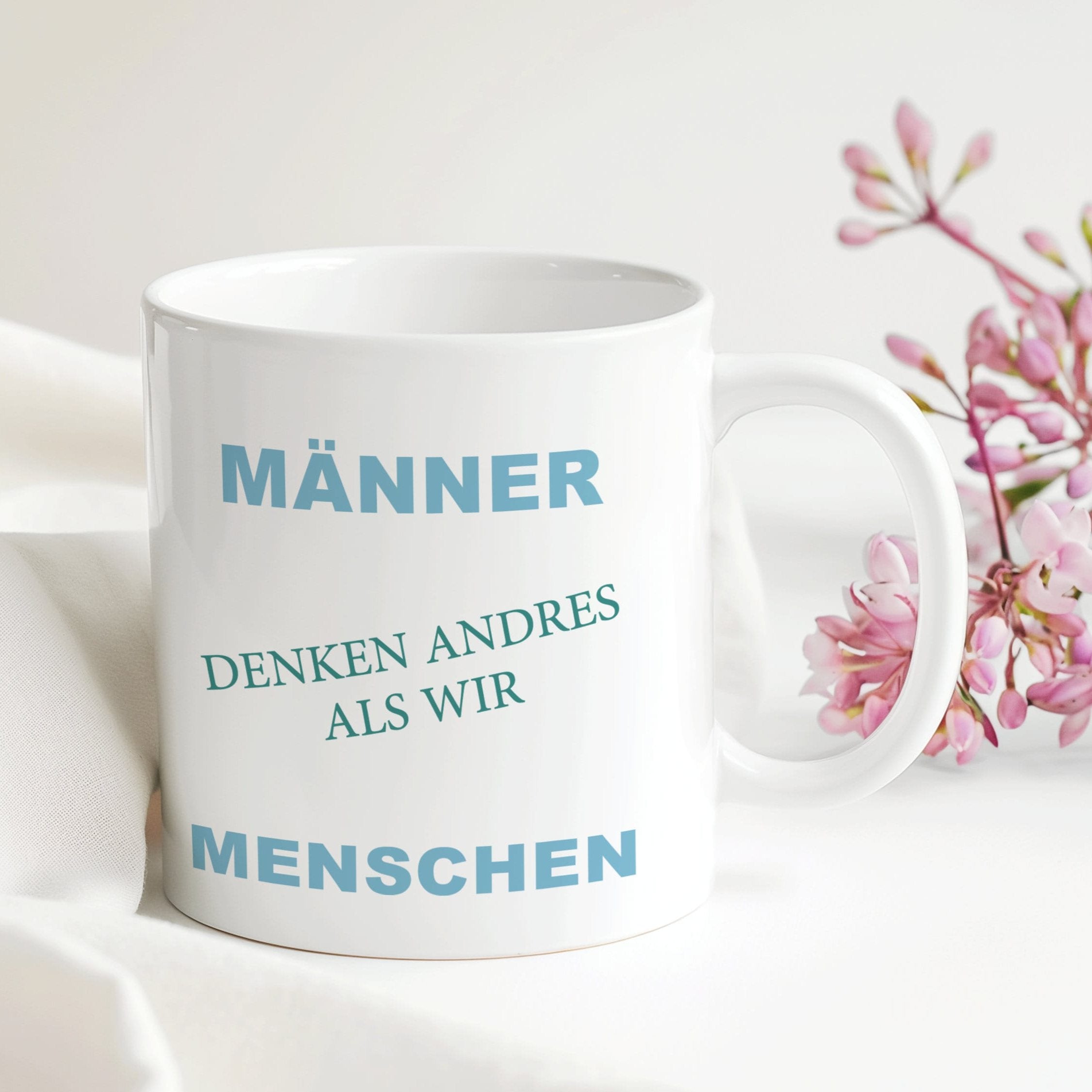 Männer denken anders Tasse | Geschenk Geburtstag | 330 ml - 0136