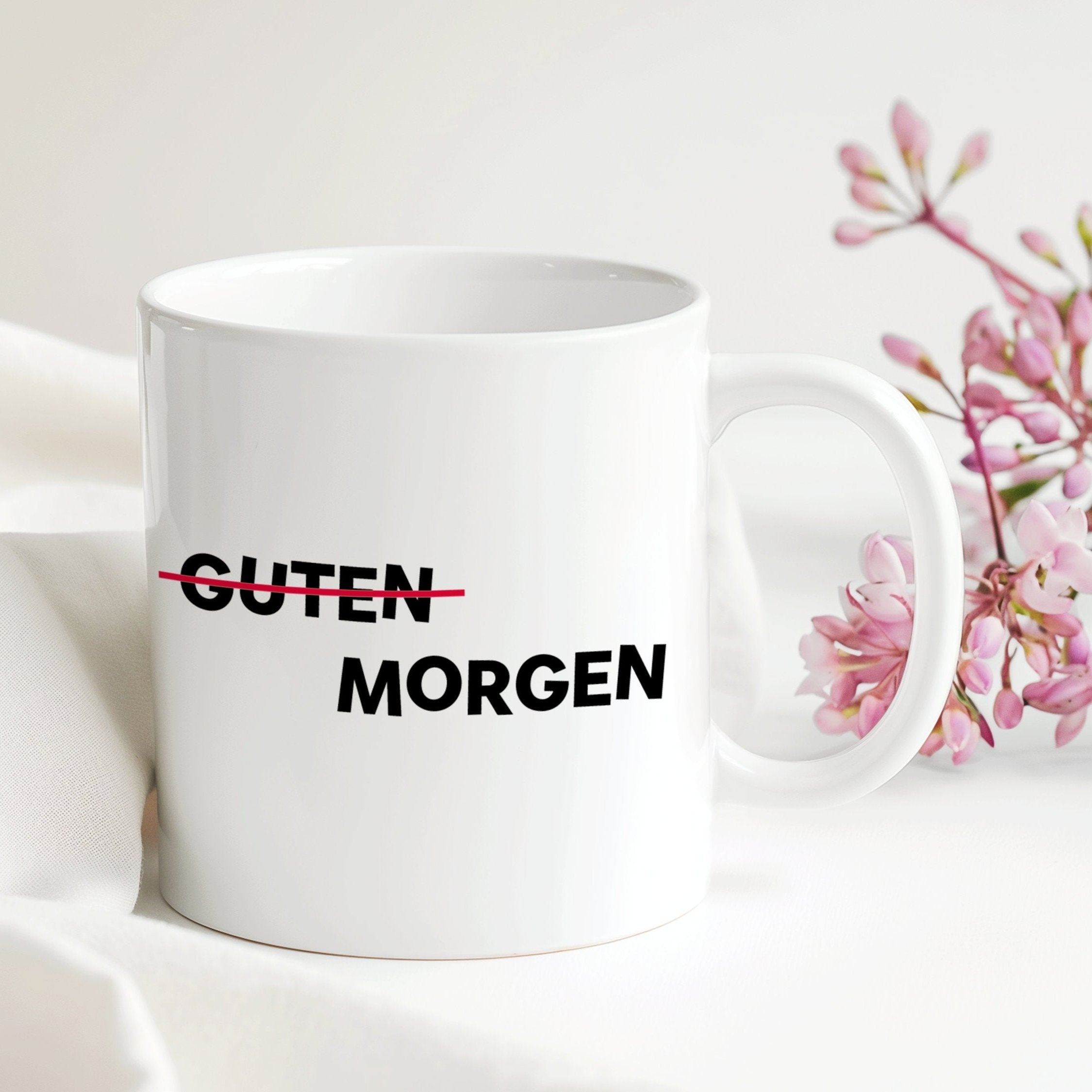 Guten Morgen Tasse | Kaffeetasse | Weihnachten Geburtstag Geschenk | 330 ml - 0152