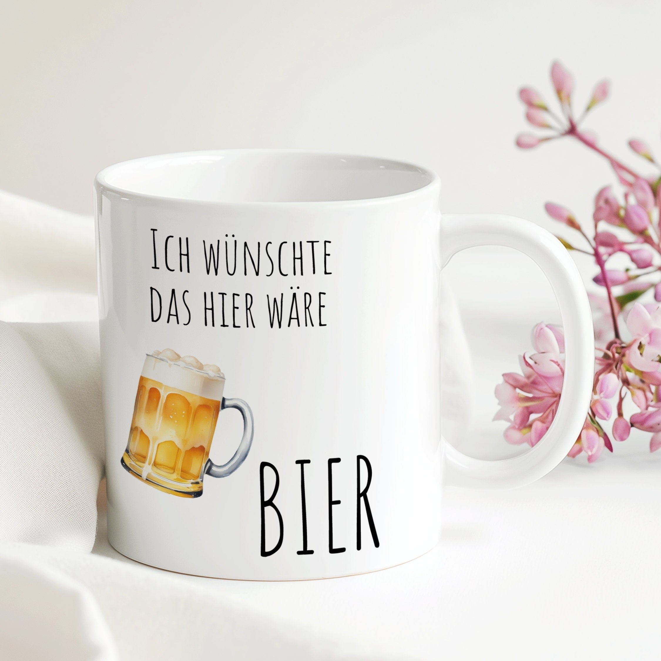 Lieber Bier Tasse | Kaffeetasse | Weihnachten Vatertag Geburtstag Geschenk | 330 ml - 0148