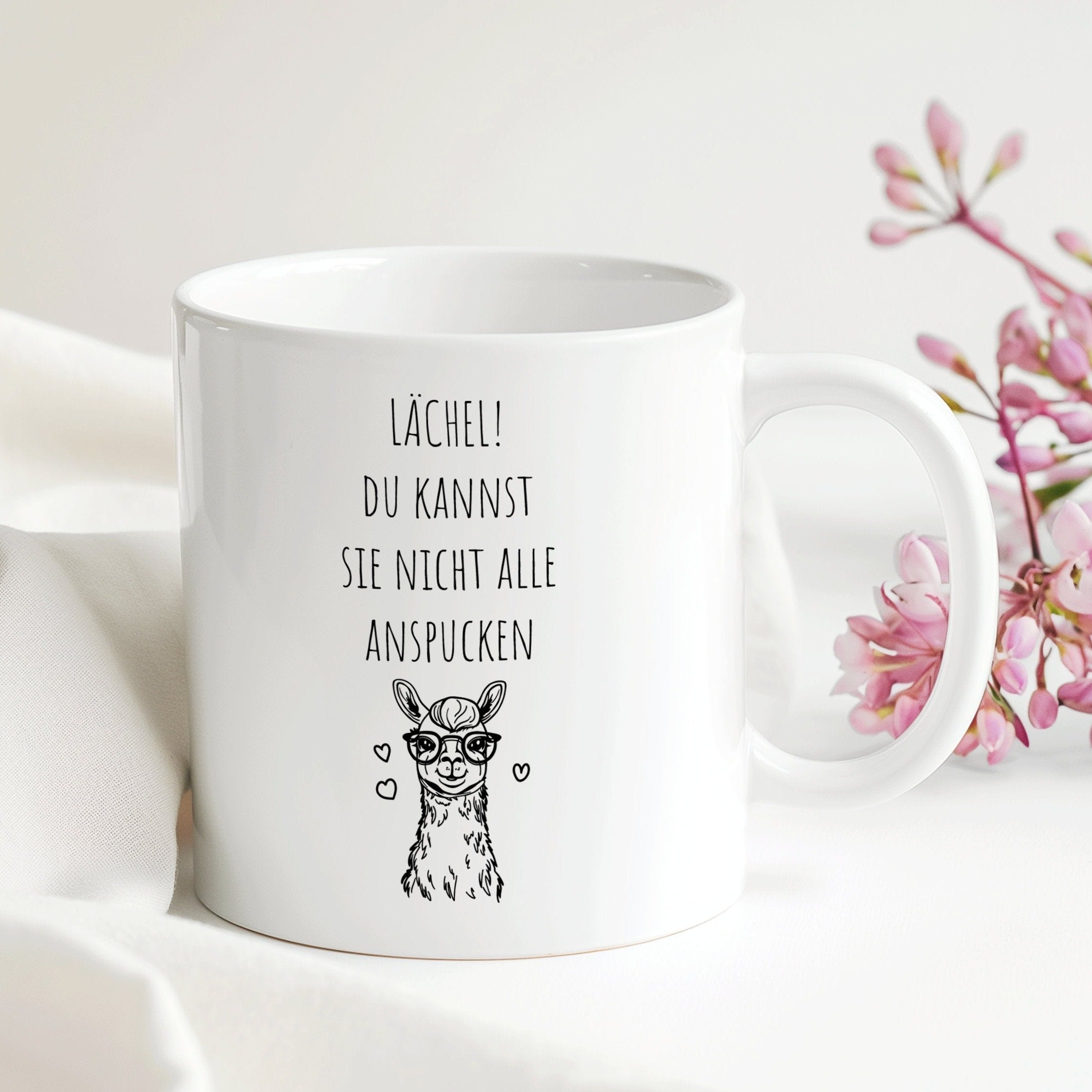 Spruch Tasse Lama | Kaffeetasse | Weihnachten Vatertag Geburtstag Geschenk Arbeit | 330 ml - 0186