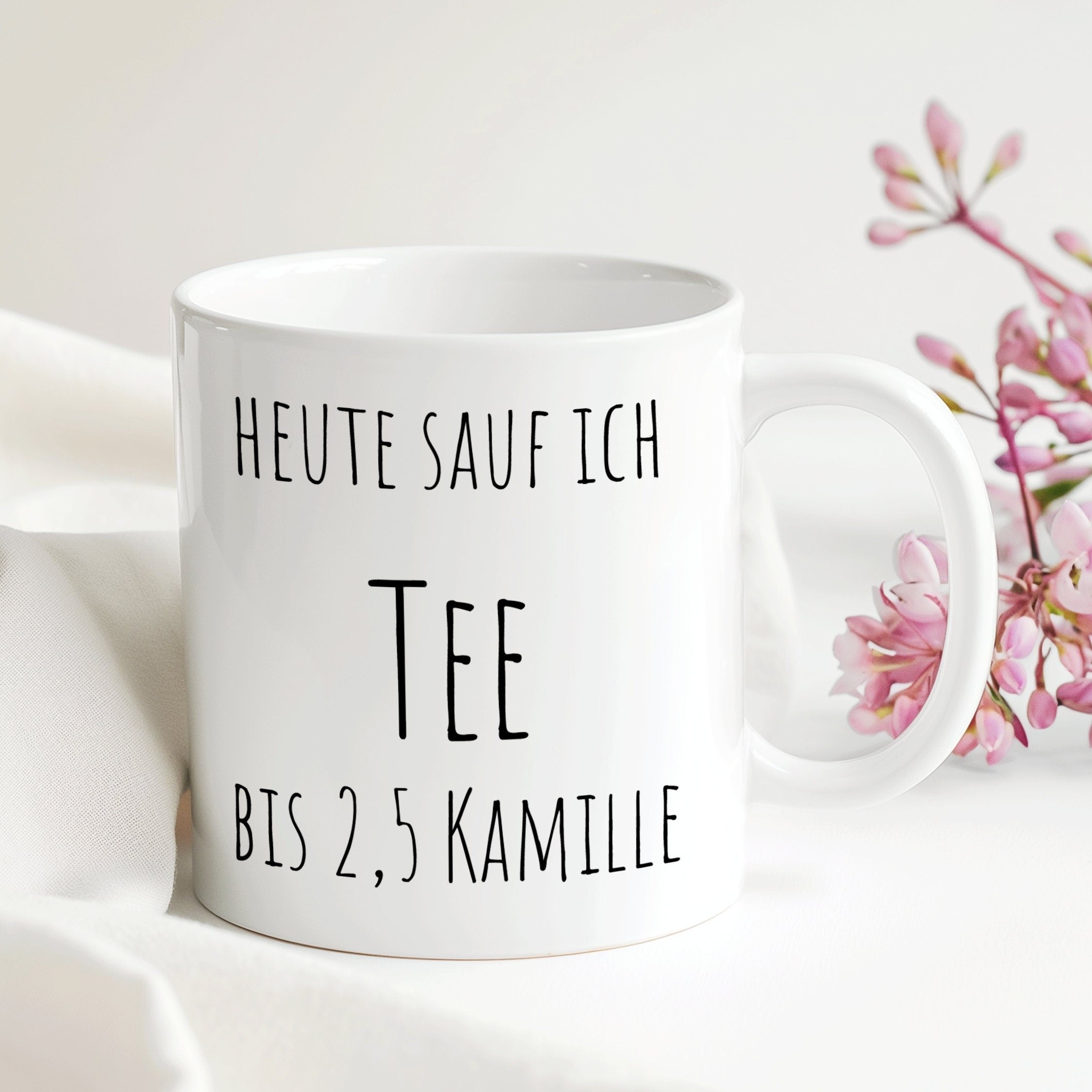 Spruch Tasse Tee | Kaffeetasse | Weihnachten Vatertag Geburtstag Geschenk Arbeit | 330 ml - 0185