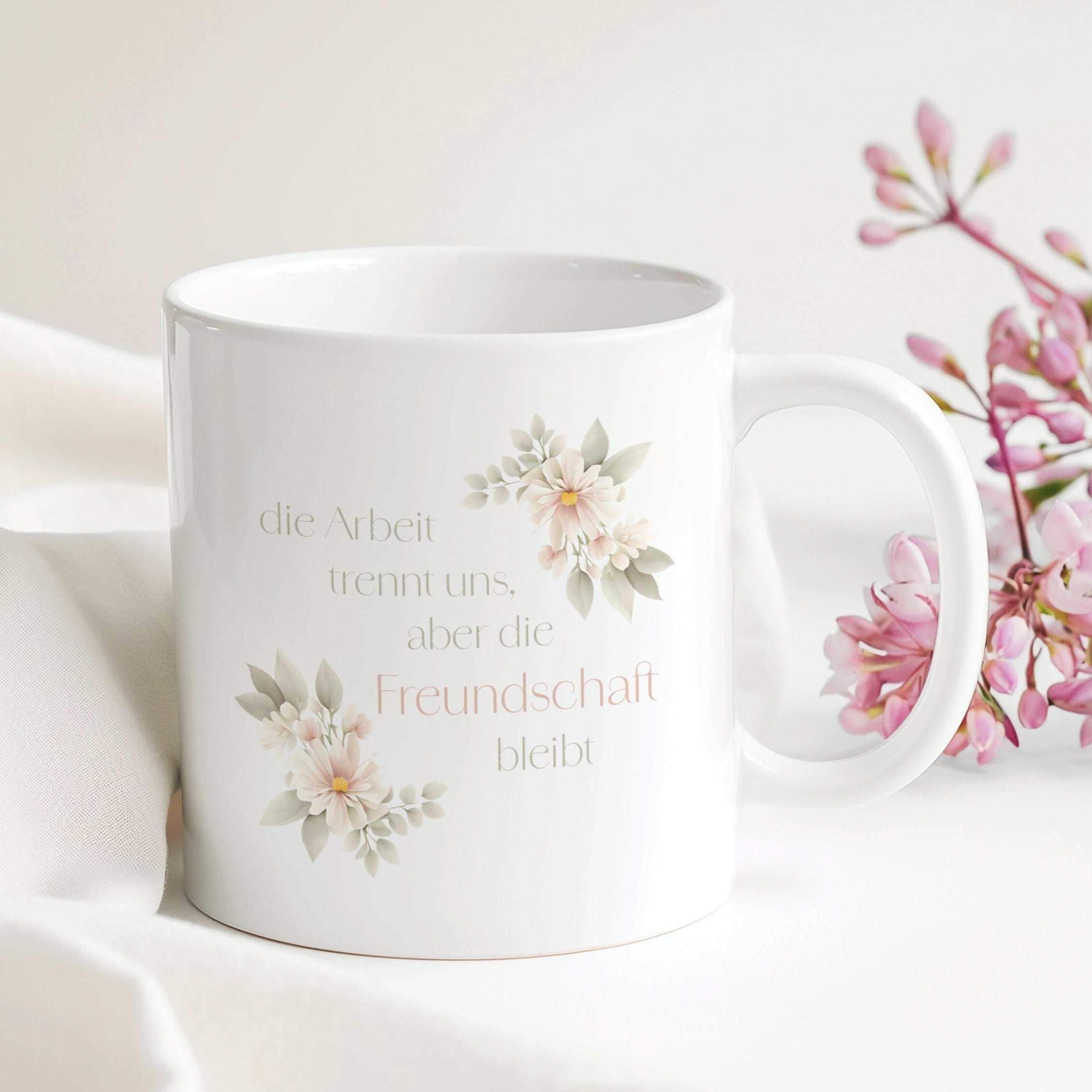 Freunschafts-Tasse Arbeitskollegen | Geschenk Geburtstag Weihnachten Ostern 330 ml - 0029