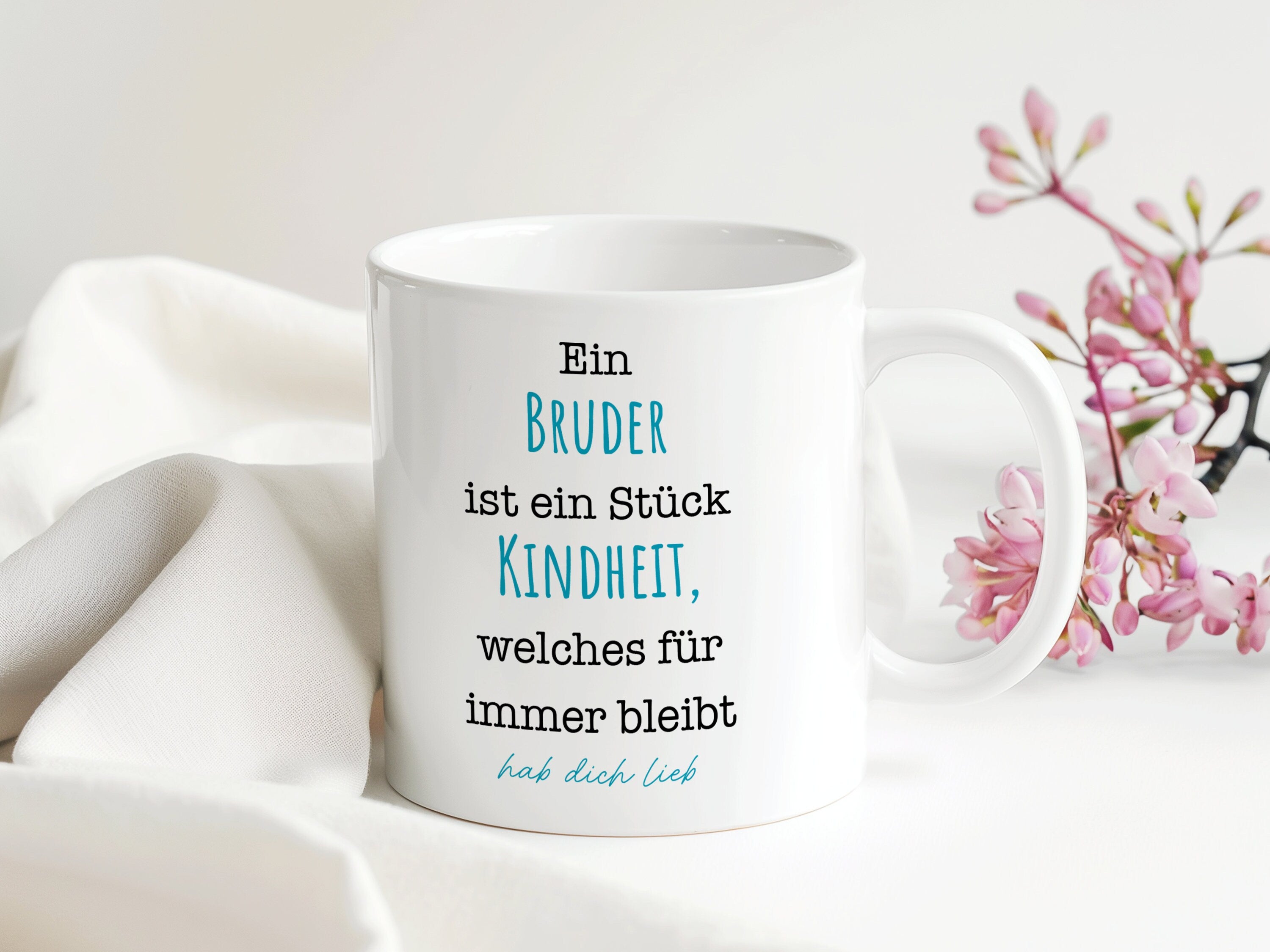 Tasse für Geschwister | Weihnachten Muttertag Geburtstag Geschenk Arbeit | 330 ml - 0230, 0231