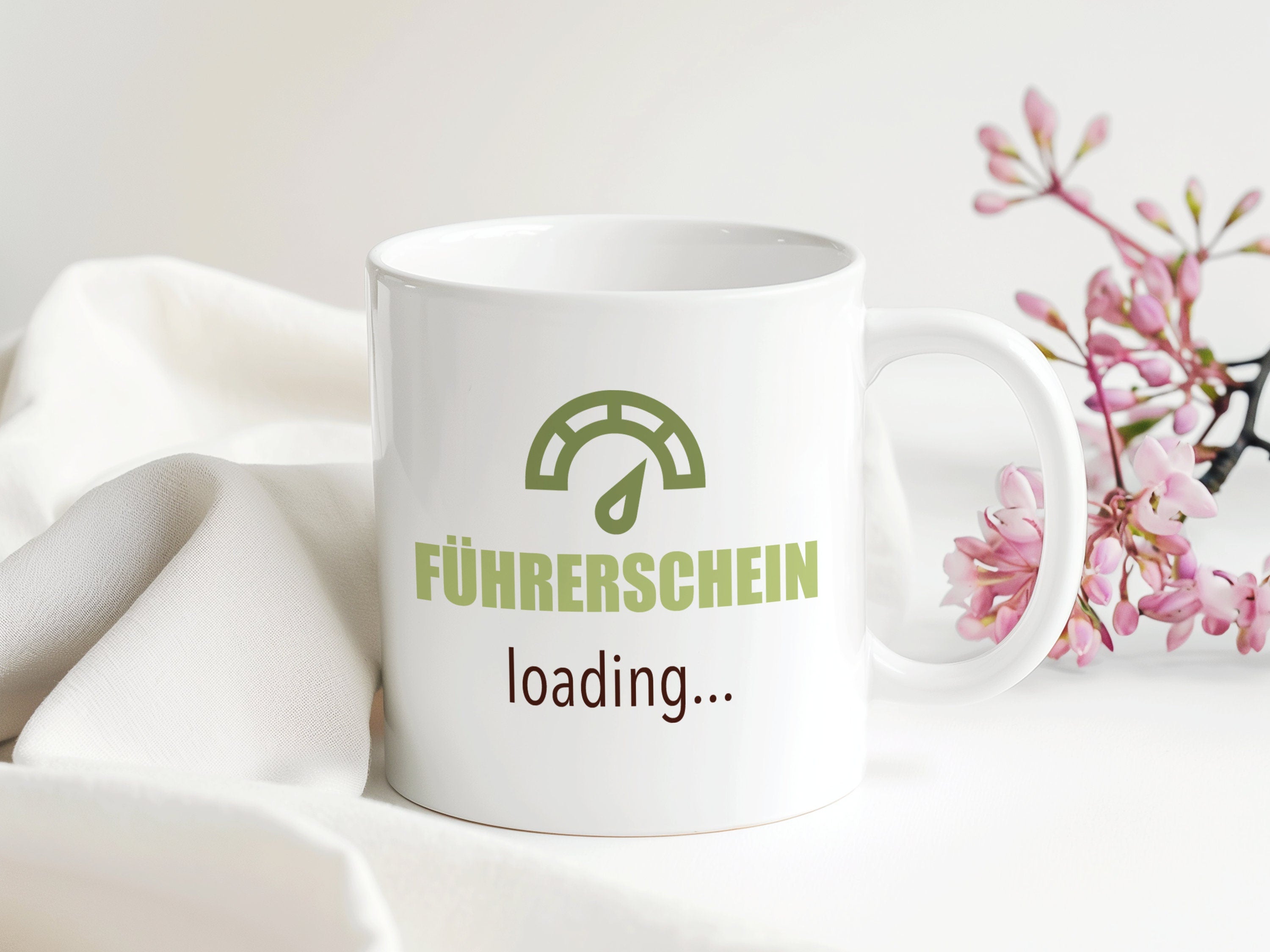 Tasse zum Führerschein | Weihnachten Muttertag Geburtstag Geschenk Arbeit | 330 ml - 0235, 0236