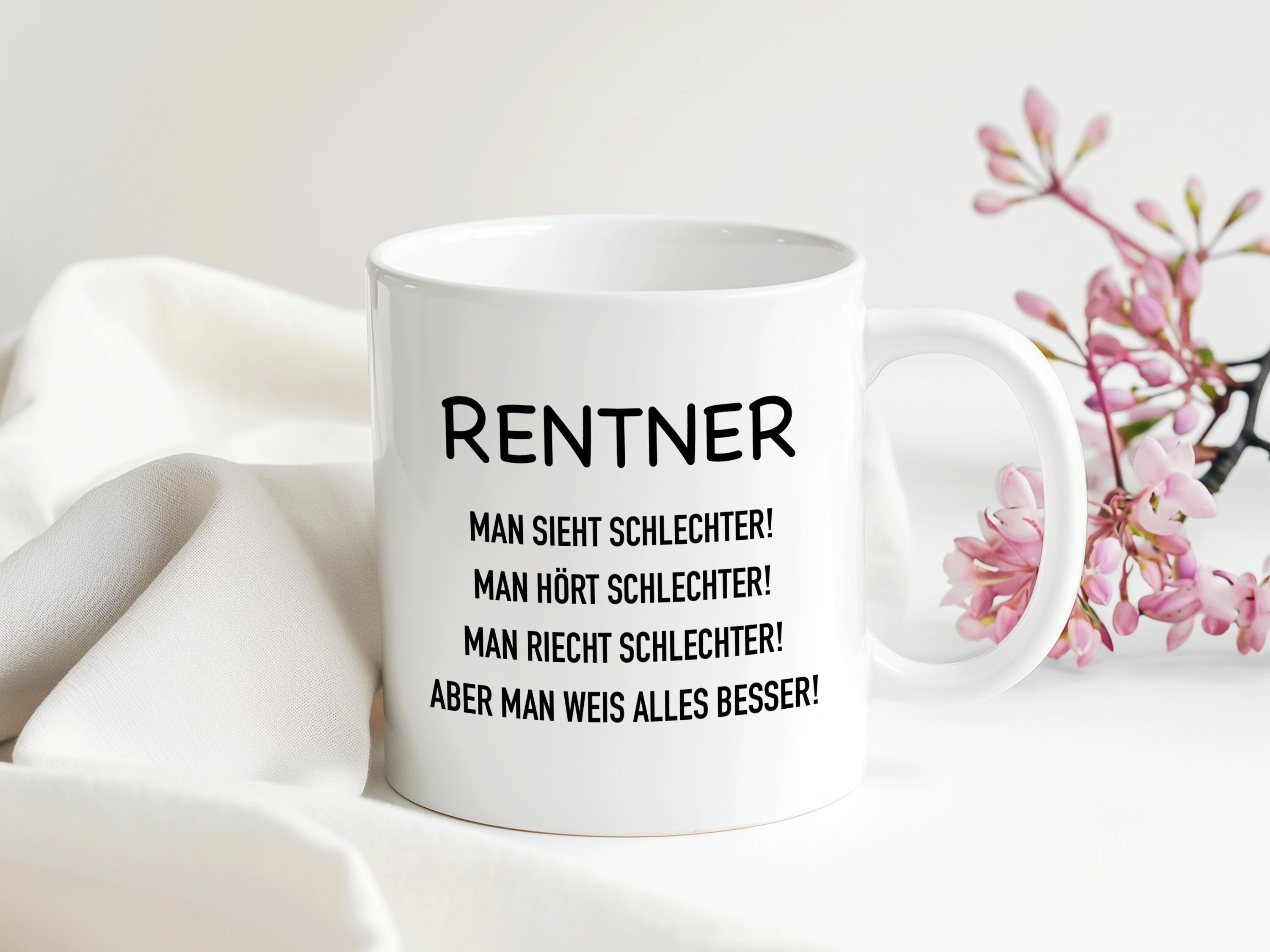 Rentner/-in Tasse | Geschenk Geburtstag Weihnachten Arbeitskollegen | 330 ml - 0280, 0281