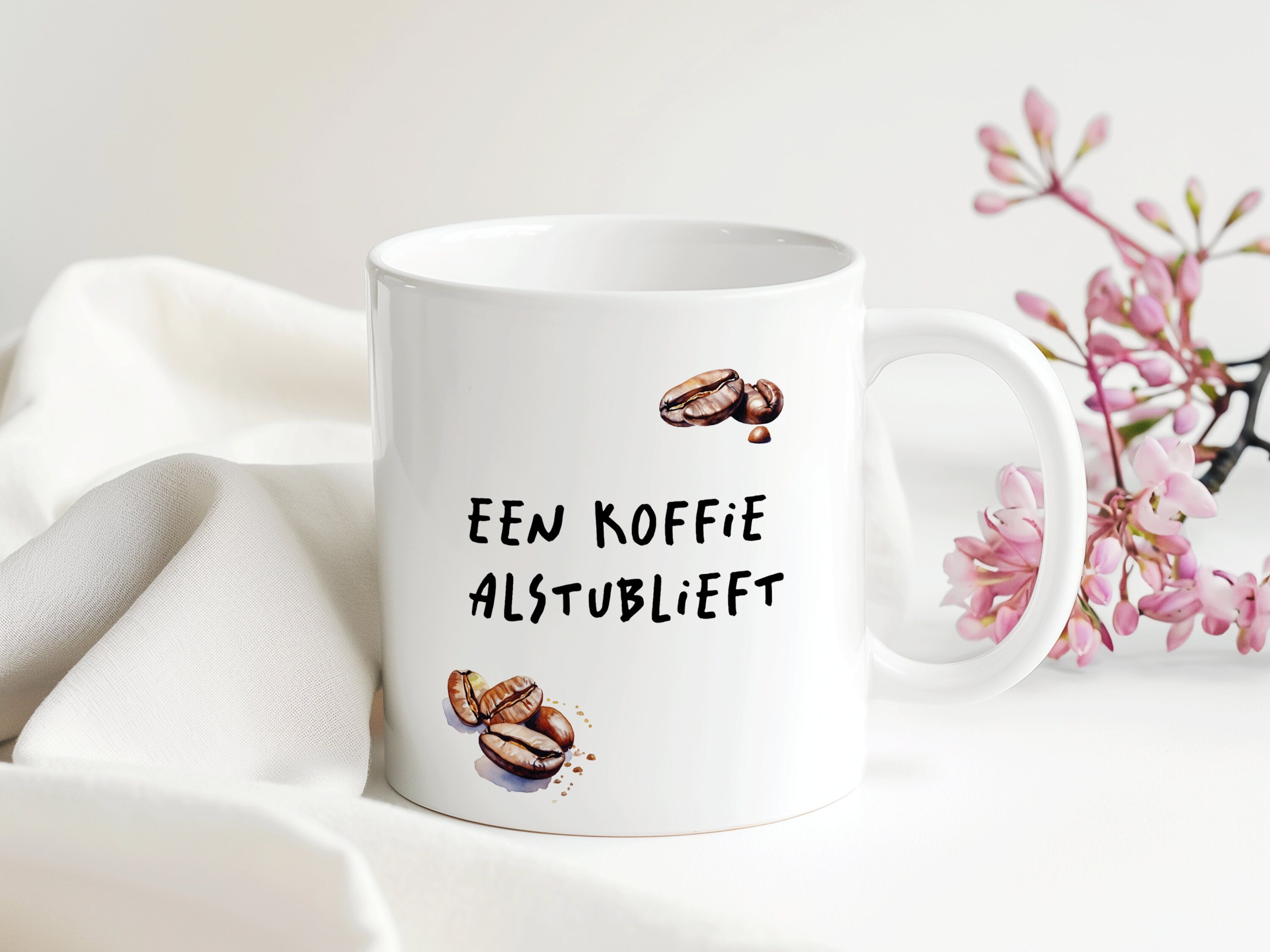 Einen Kaffee, Bitte | Kaffee und Kuchen | Geschenk Geburtstag Weihnachten Valentinstag Arbeitskollegen | 330 ml - 0251, 0252, 0253, 0254