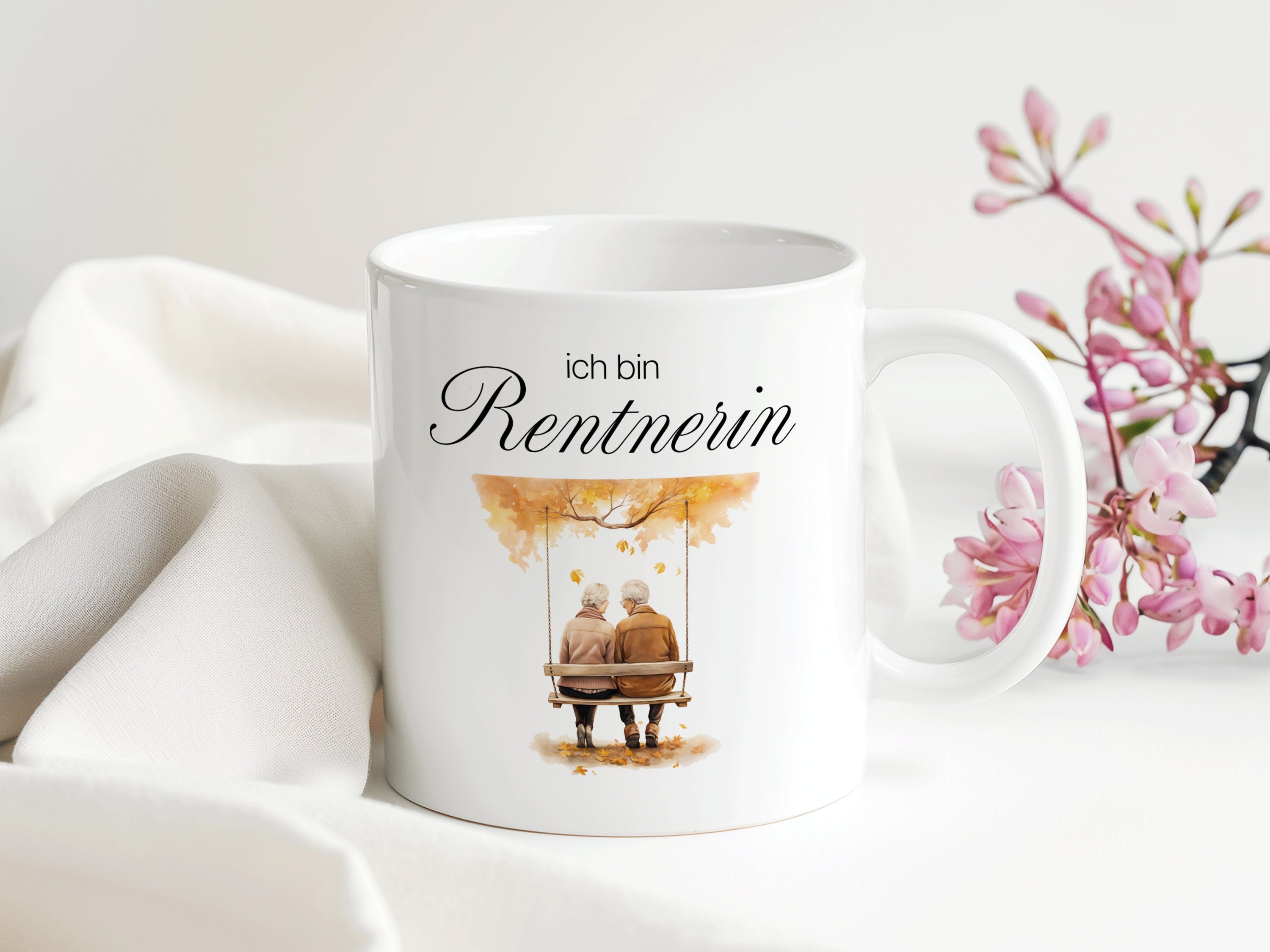 ich bin Rentner/-in Tasse | Geschenk Geburtstag Weihnachten Valentinstag Arbeitskollegen | 330 ml - 0283, 0284