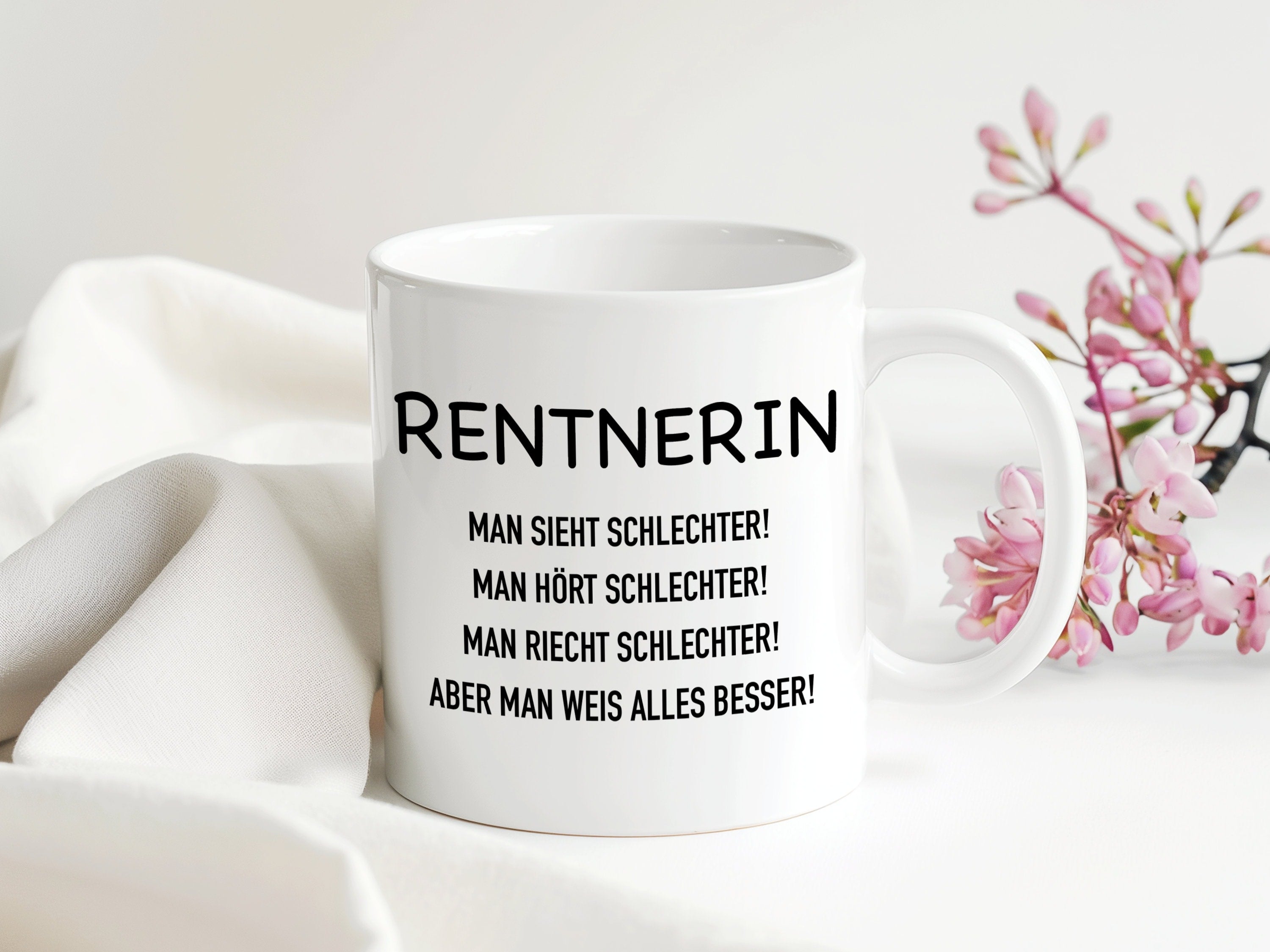 Rentner/-in Tasse | Geschenk Geburtstag Weihnachten Arbeitskollegen | 330 ml - 0280, 0281