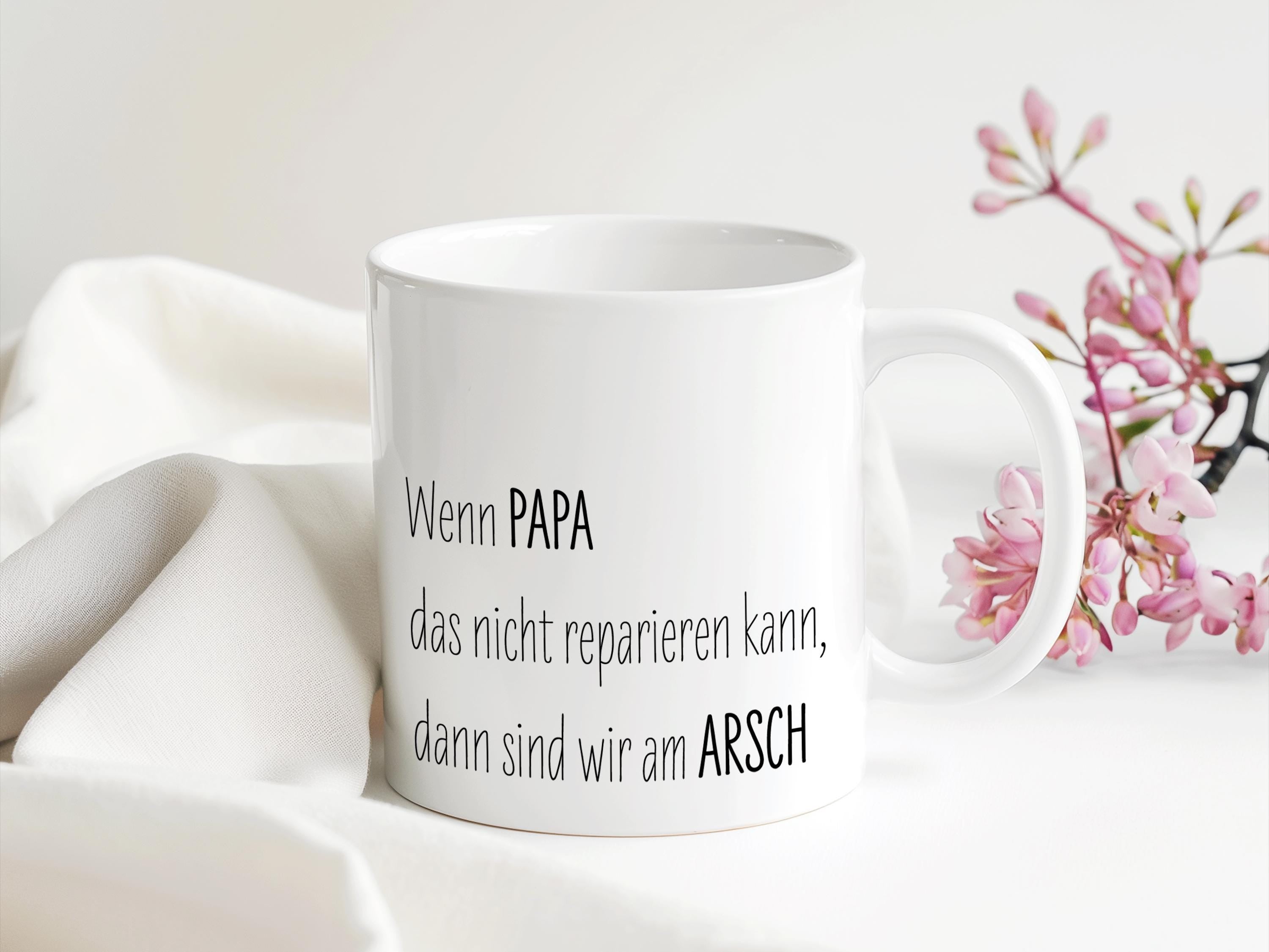 Papa Vatertag Tasse | Vatertag Geschenk Geburtstag Weihnachten Ostern | 330 ml - 0421