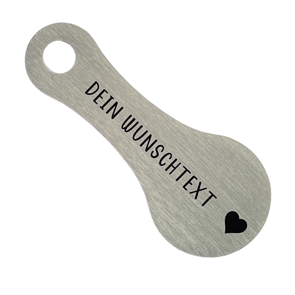 Einkaufswagenlöser mit Gravur - Personalisierbarer Einkaufschip aus Edelstahl - Wiens3d