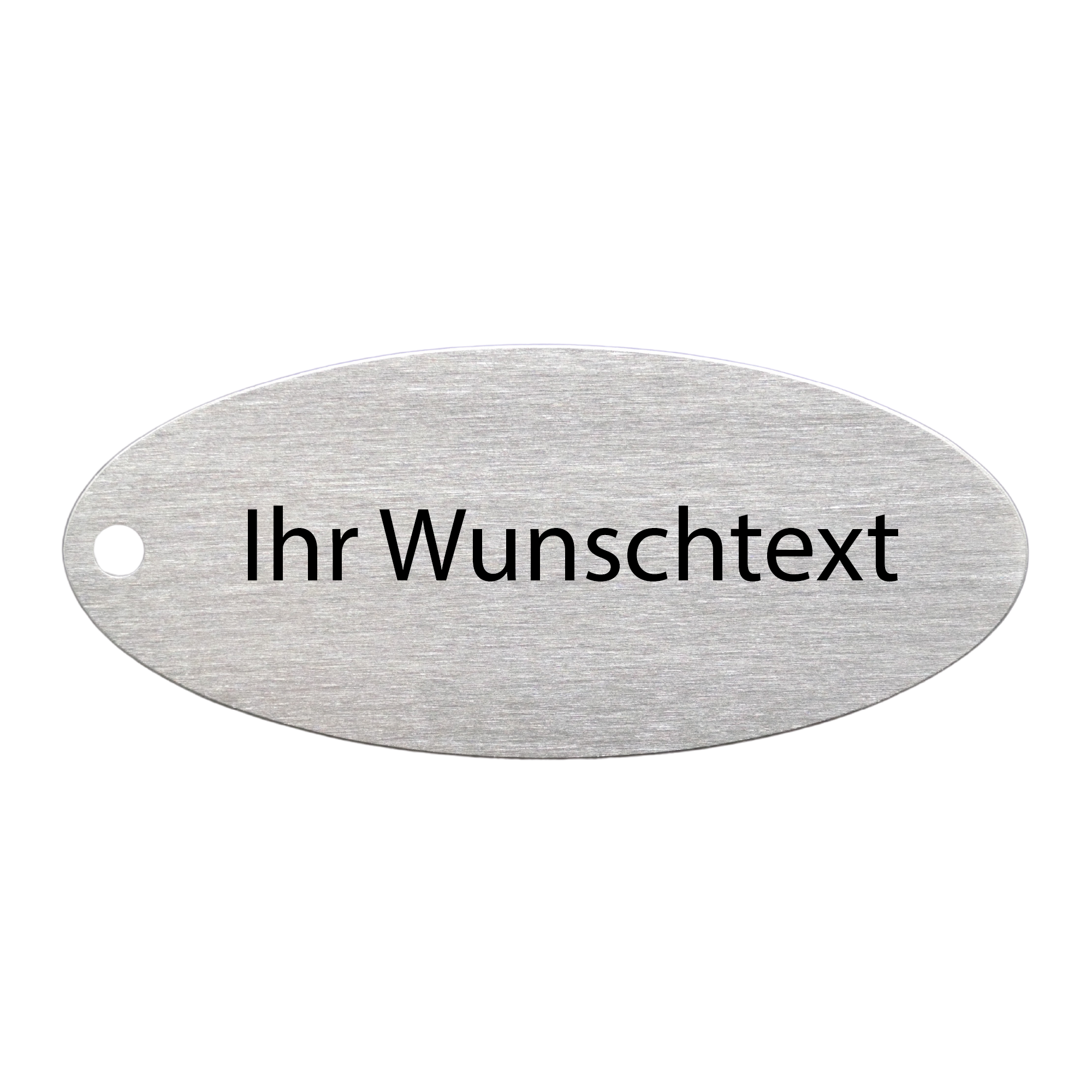 Schlüsselanhänger mit Gravur OVAL - Wiens3d
